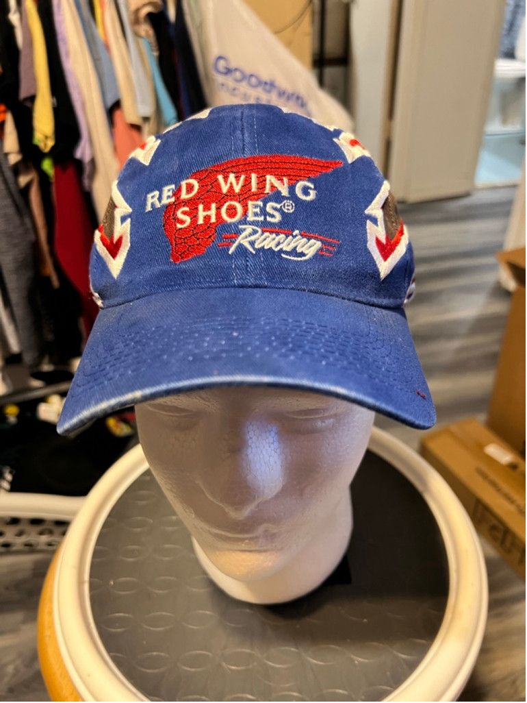 Chase Authentics Men's Red Wing Shoes Racing NASCAR Hat One Size Blue Brown Size ONE SIZE - 1 Thumbnail