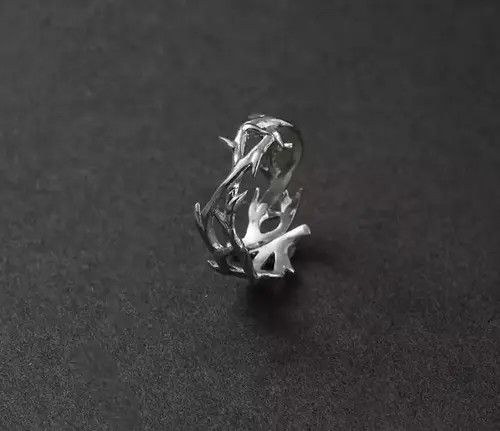 Jewelry Irregular Thorns Adjustable Ring Size ONE SIZE - 4 Thumbnail