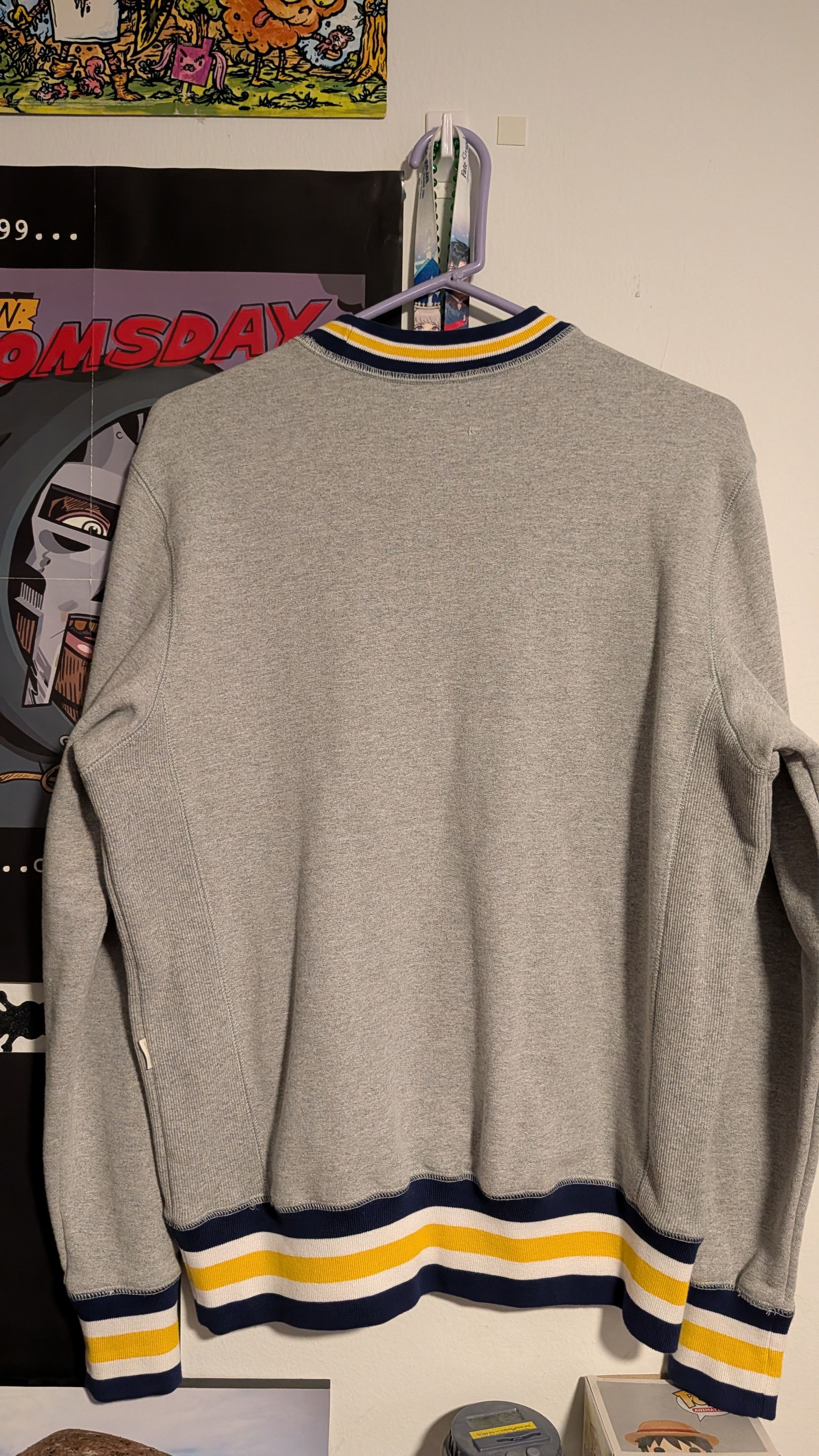 Aime Leon Dore Aimé Leon Dore Collegiate Crew Sweatshirt in Heather Grey Size US S / EU 44-46 / 1 - 3 Thumbnail