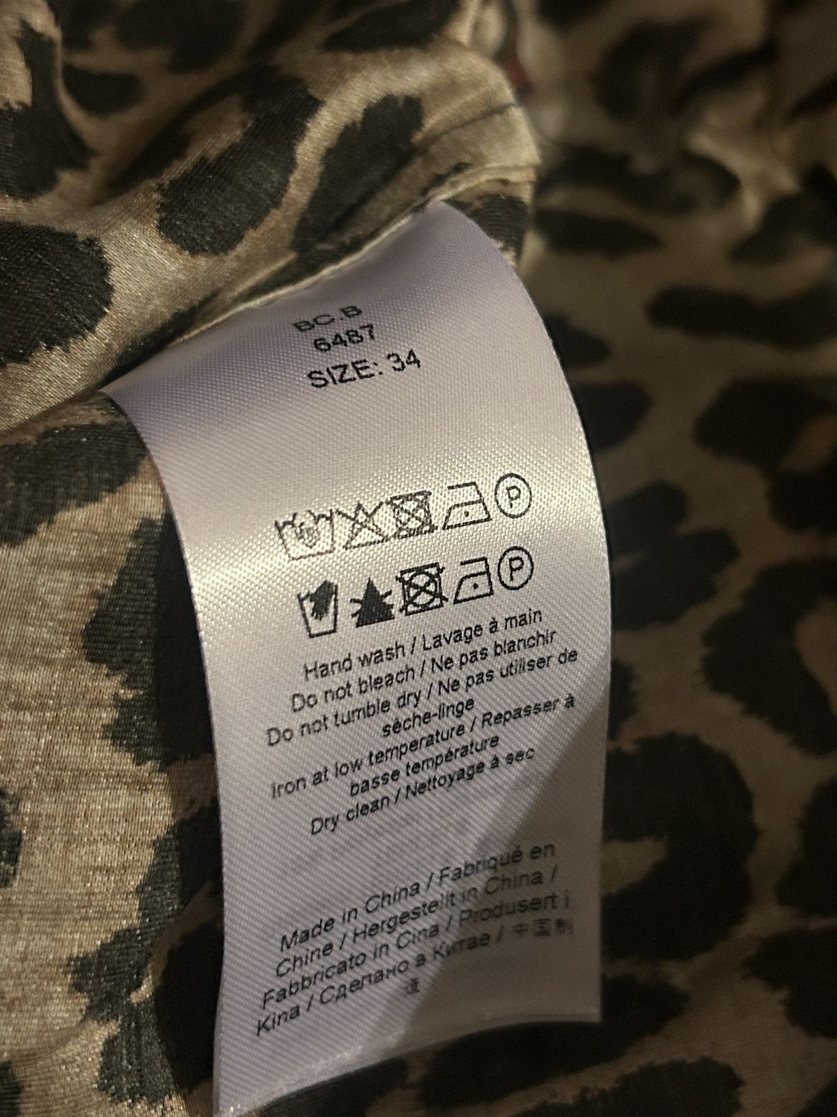 Ganni GANNI Leopard-print TENCEL™-blend voile midi dress size EU34 Size XS / US 0-2 / IT 36-38 - 8 Thumbnail