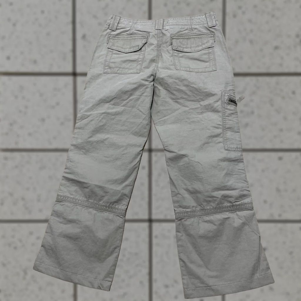 Eddie Bauer VINTAGE Eddie Bauer Cargo Pants Women 8 Straight Khaki Sub Herringbone Flax 3349 NEW Size 30" / US 8 / IT 44 - 1 Thumbnail