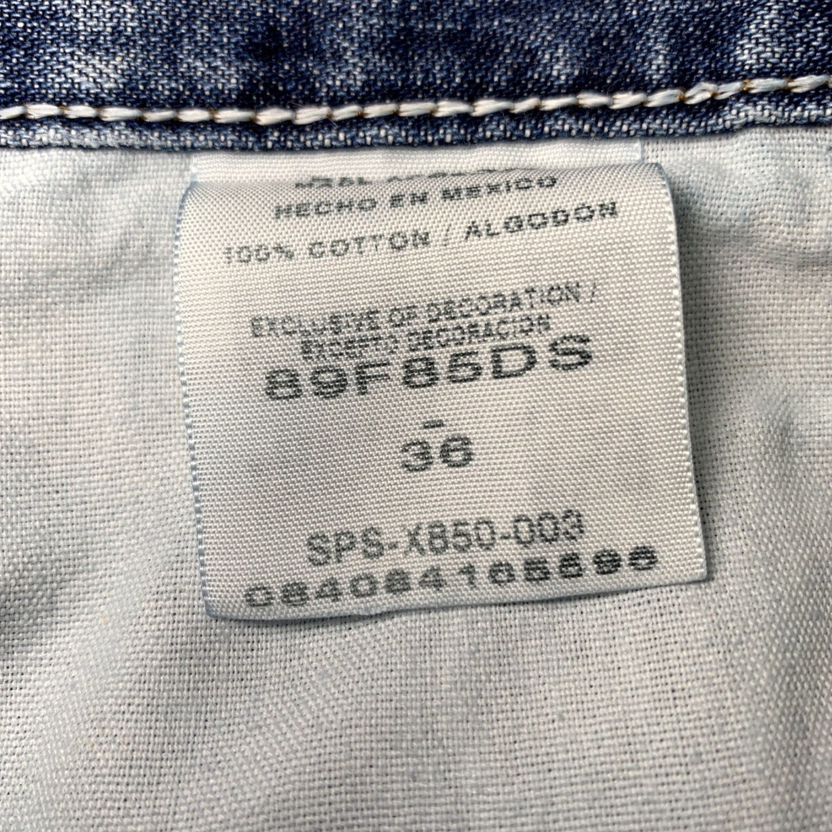 Denime Rustler Denim Jean Carpenter Shorts 100% Cotton Size 36 Work Cargo workwear Verical? Size US 44 / EU 60 - 6 Thumbnail