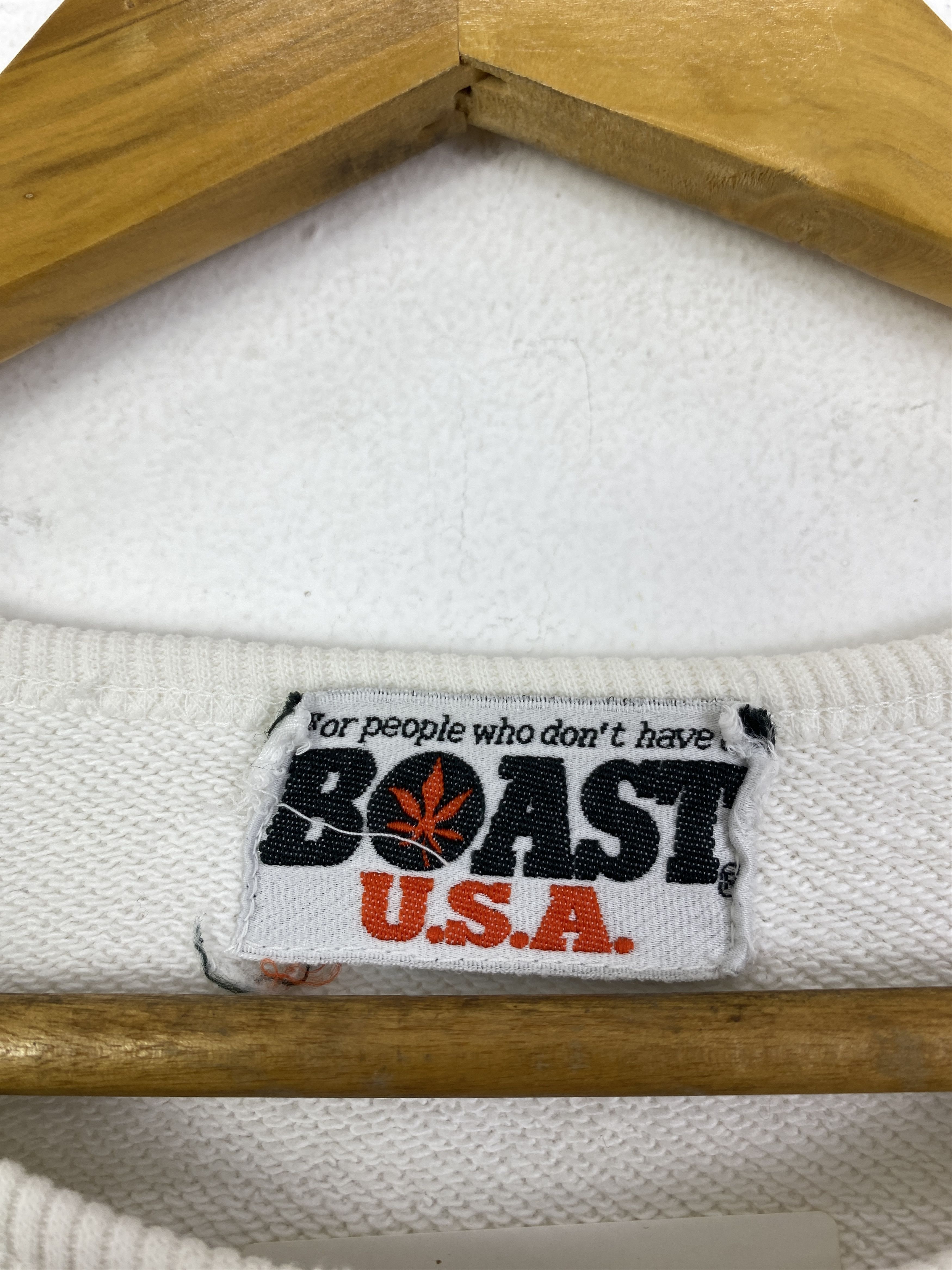 Boast Vintage 90s Boast USA Crewneck Pullover Sweatshirt SH0172 Size US L / EU 52-54 / 3 - 7 Thumbnail