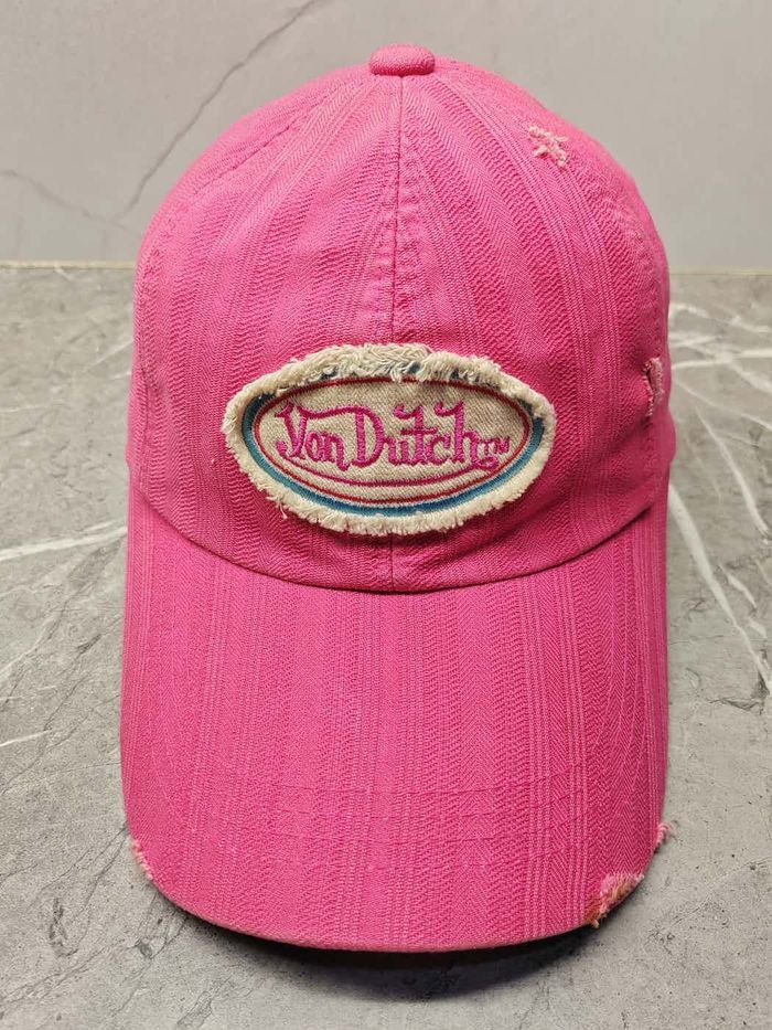 Von Dutch 🔥 Vintage 🔥 Von Dutch Distressed Style Cap Hat Size ONE SIZE - 2 Thumbnail