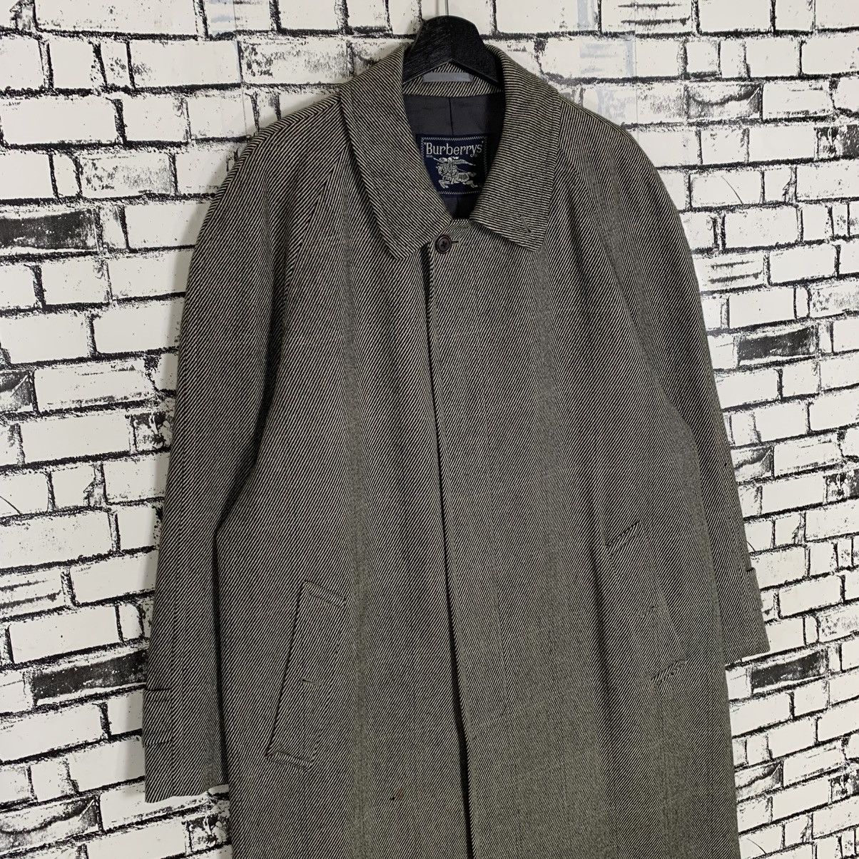 Burberry × Designer × Vintage Vintage Burberrys Wool Long Coat Size US M / EU 48-50 / 2 - 2 Thumbnail