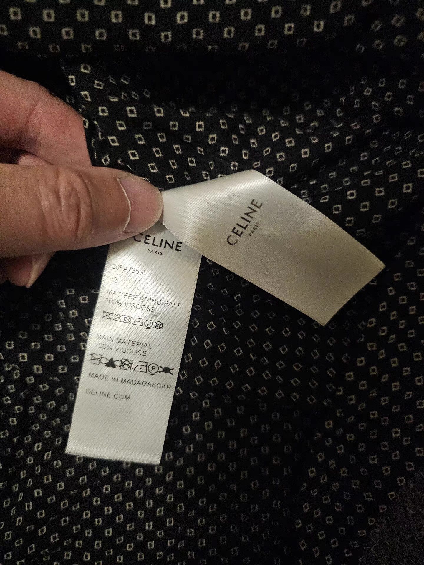 Celine Celine shirt. Q4 Size US L / EU 52-54 / 3 - 4 Thumbnail
