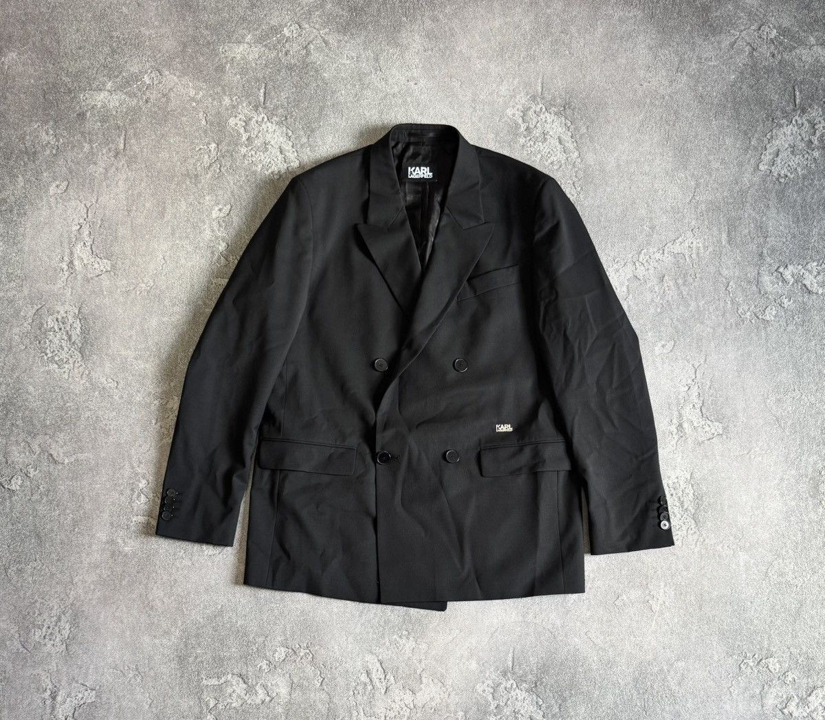 Karl Lagerfeld Karl Lagerfeld 54size double breasted button blazer jacket Size 54R - 6 Thumbnail