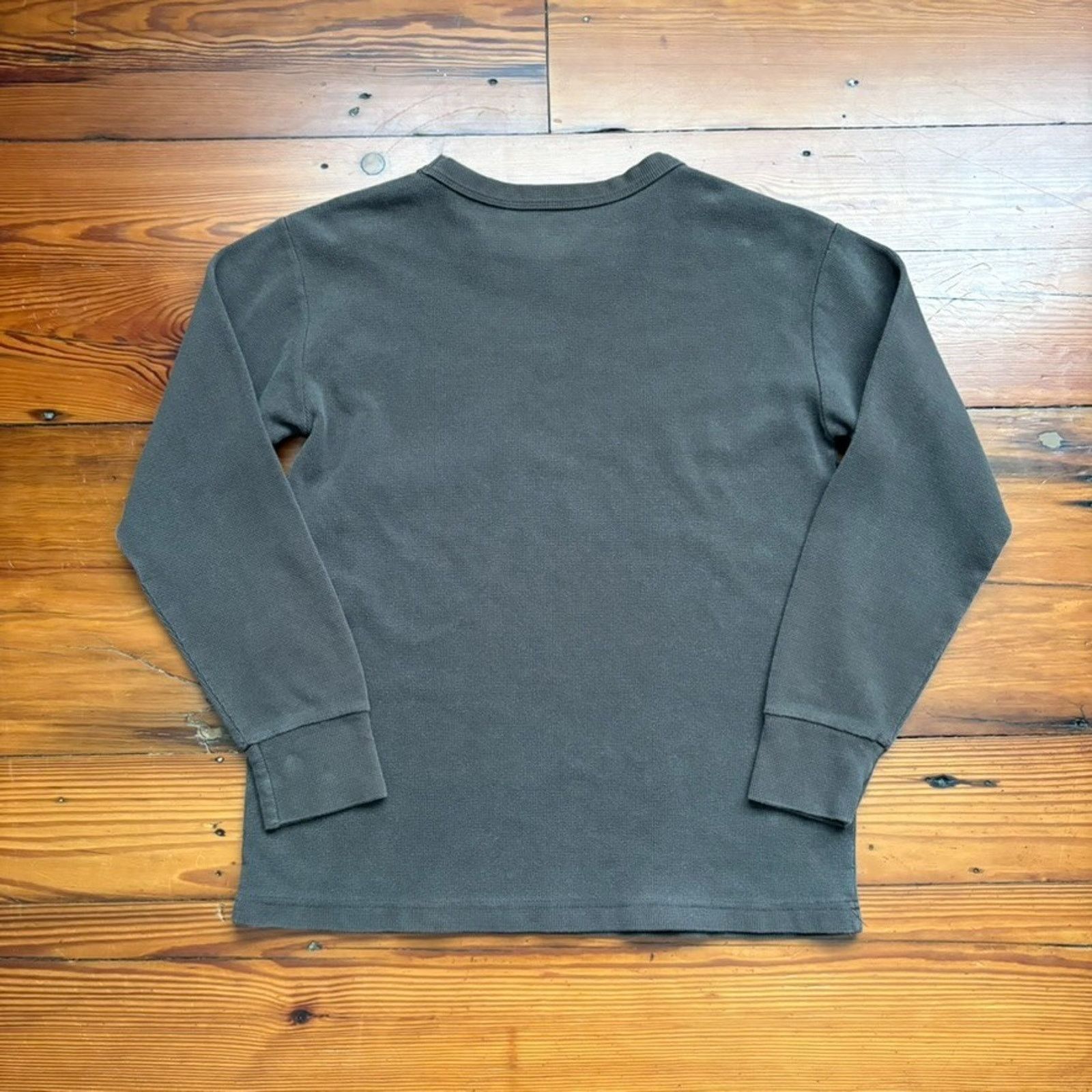 Vintage Vintage Thermal Shirt Men's Size S Brown Worn 1990s Size US S / EU 44-46 / 1 - 6 Thumbnail