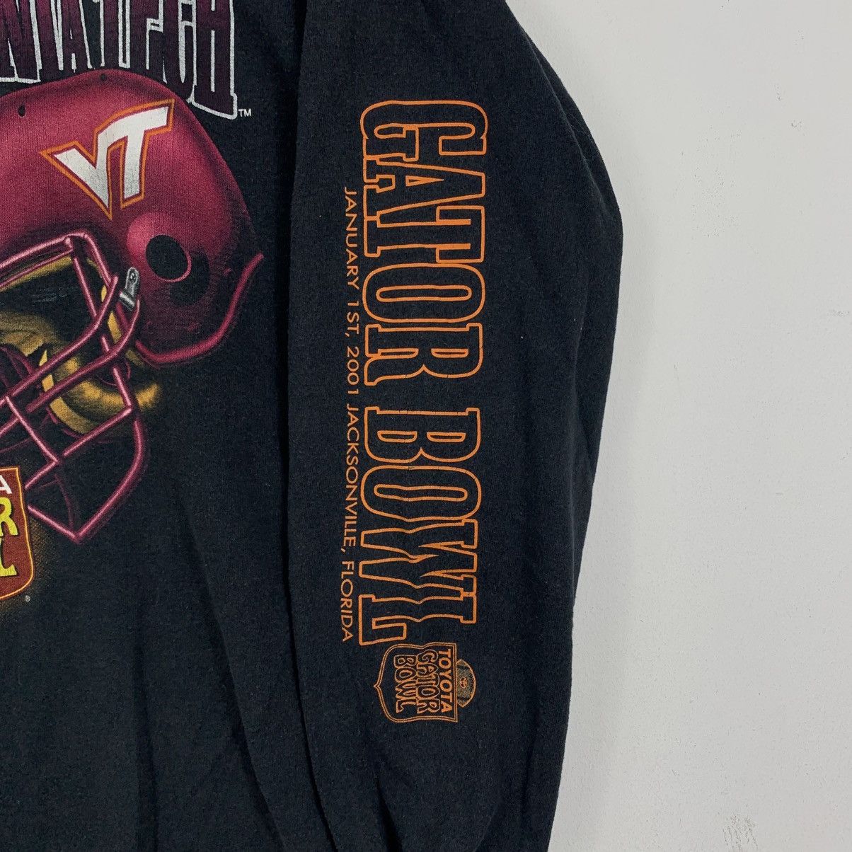 Vintage Vintage 2001 TOYOTA GATOR BOWL Clemson Vs Virginia Tech Tee Size US L / EU 52-54 / 3 - 4 Thumbnail