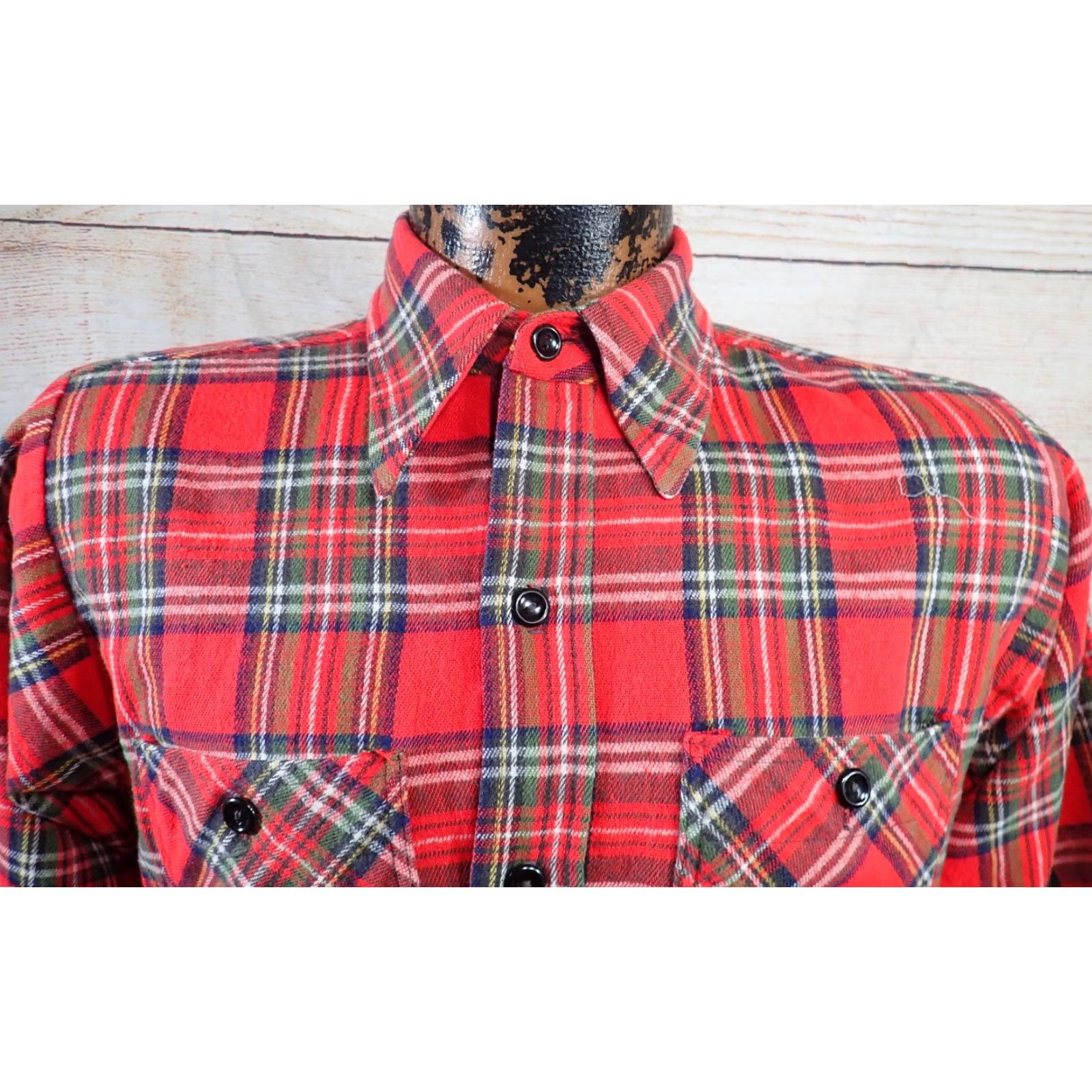 Vintage VINTAGE Ely Cattleman Flannel Shirt Red Plaid Boxy Mens Small 80s USA Lumberjack Size US S / EU 44-46 / 1 - 4 Thumbnail