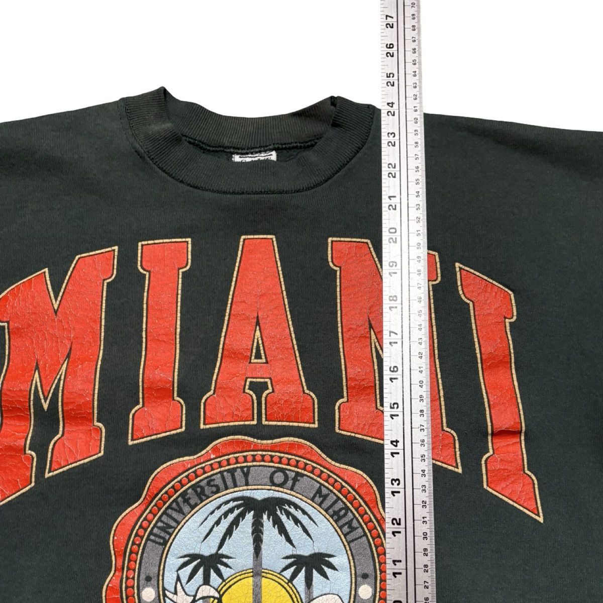 Other Vintage Miami Sweatshirt Mens M Green Galt Sand 90s College Size US M / EU 48-50 / 2 - 5 Thumbnail