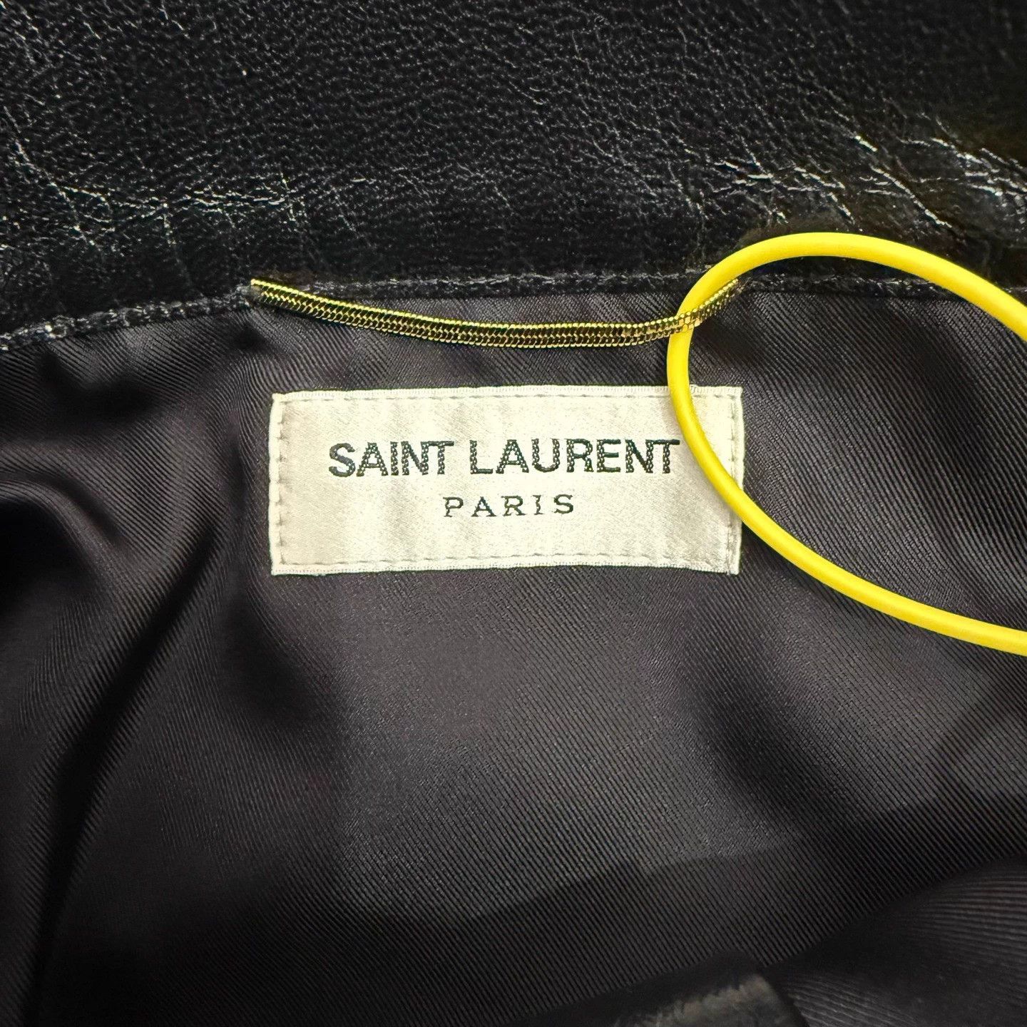 Saint Laurent Paris Saint Laurent black leather paperbag skirt 42 Size M / US 6-8 / IT 42-44 - 5 Thumbnail