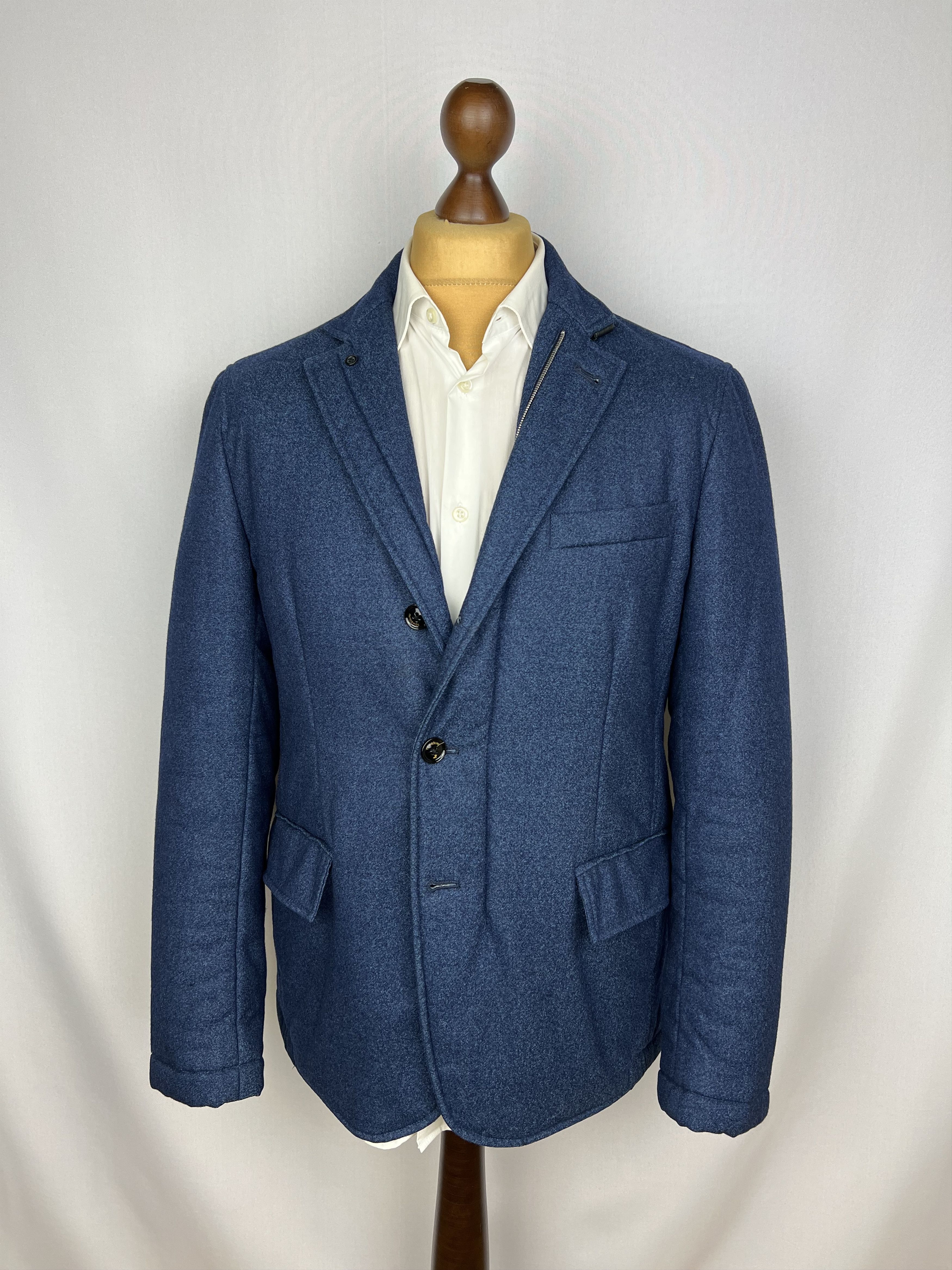 Tombolini x Vitale Barberis Pure Wool Insulated Blazer-Type Jacket Size US L / EU 52-54 / 3 - 1 Thumbnail