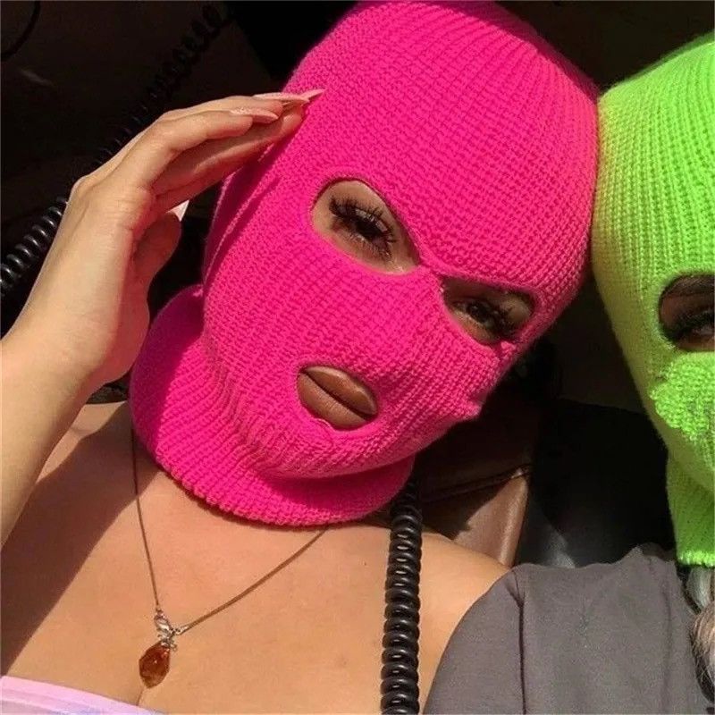 Balaclava Hat Knitted Full Face Cover