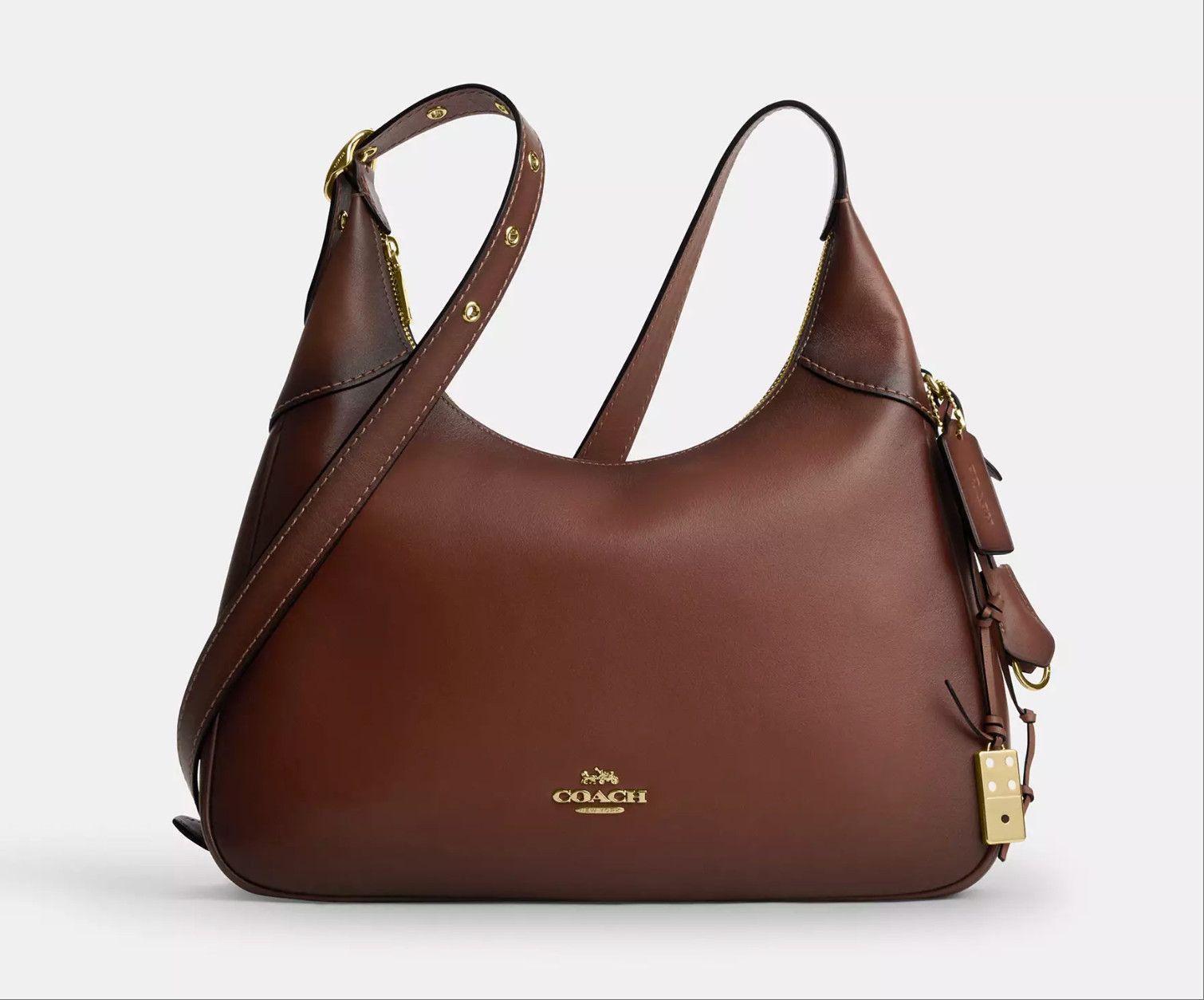 Coach Ella Shoulder Bag CDY36 Redwood Size ONE SIZE - 10 Thumbnail