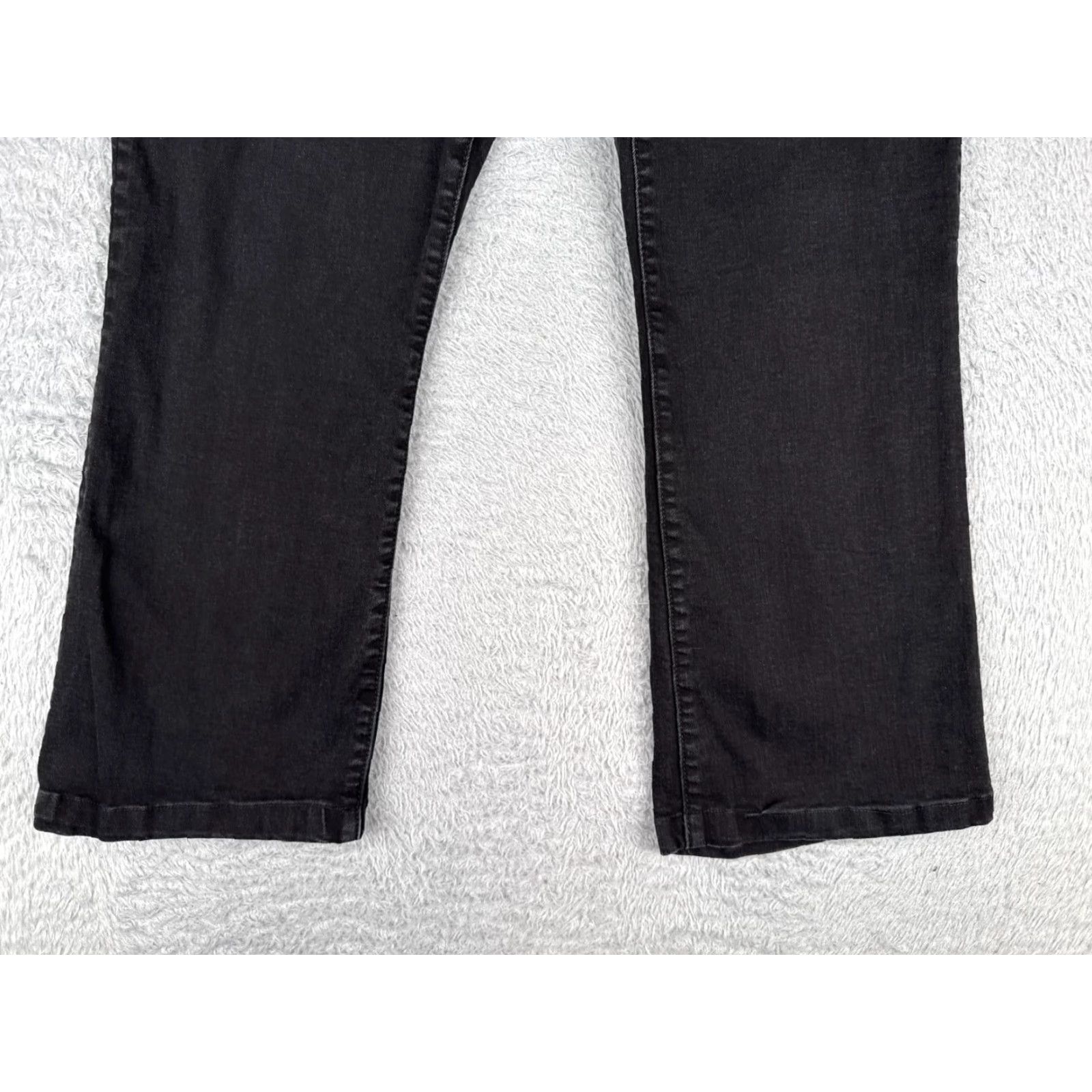 Gap VINTAGE Gap Womens Jeans Bootcut 32x25 Black Denim Mid Rise Cotton Spandex Classic 90s Girls Size 24" / US 00 / IT 34 - 2 Thumbnail