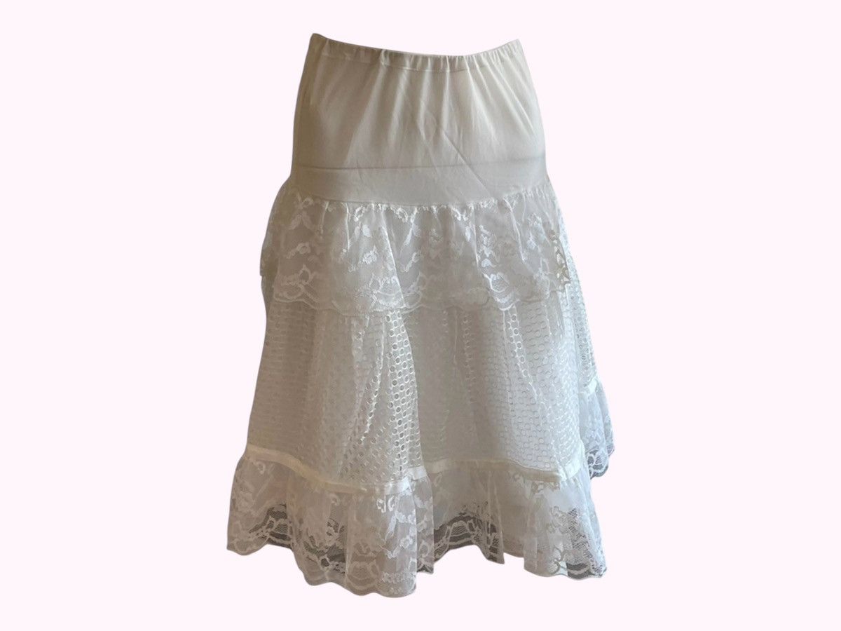 Romantic underskirt Triple layers Lace Tulle skirt tutu