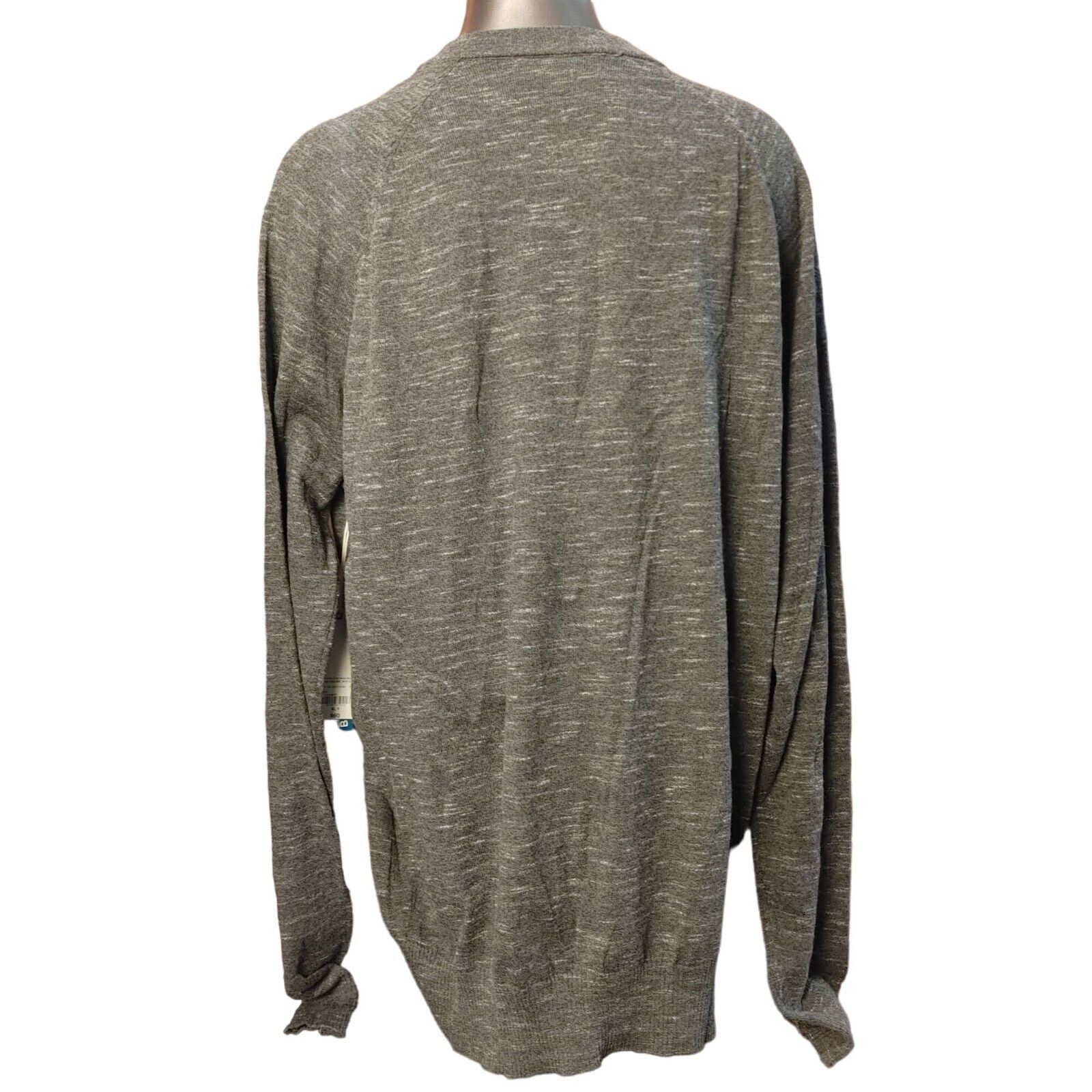Other Mutual Weave Women's Gray Long Sleeve Crewneck Wool Top XLT Size XL / US 12-14 / IT 48-50 - 2 Thumbnail