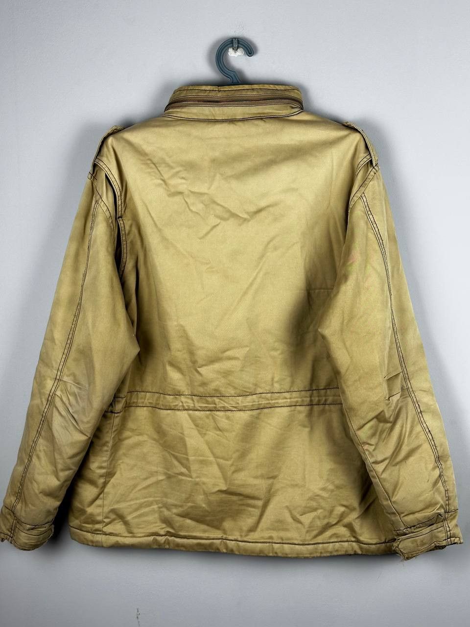Alpha Industries Vintage 70s Alpha Industries M 65 Field Jacket Beige Size US XL / EU 56 / 4 - 13 Thumbnail