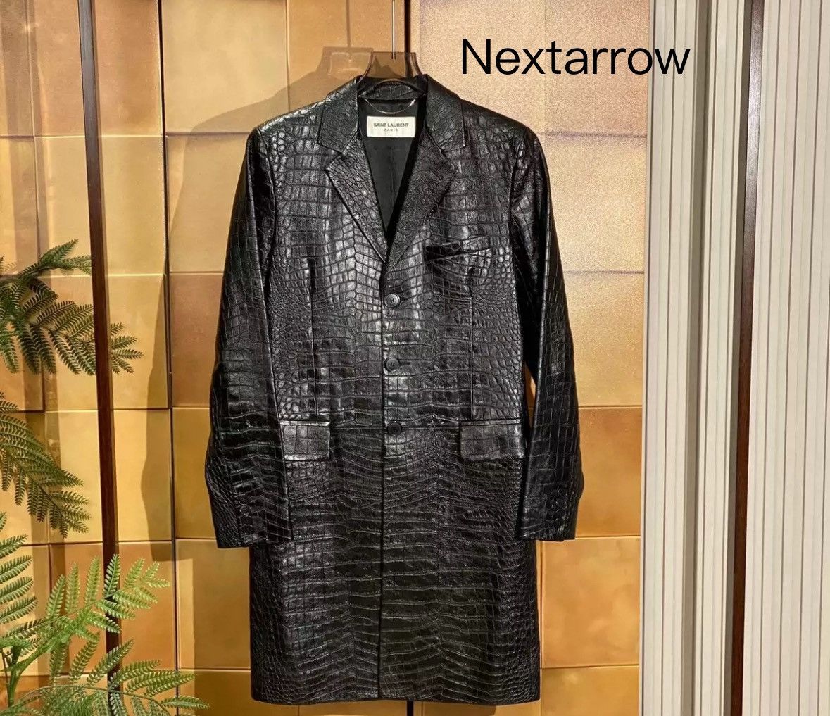 Saint Laurent Paris × Yves Saint Laurent Saint Laurent Paris show leather coat2412-Nextarrow Size US S / EU 44-46 / 1 - 1 Thumbnail