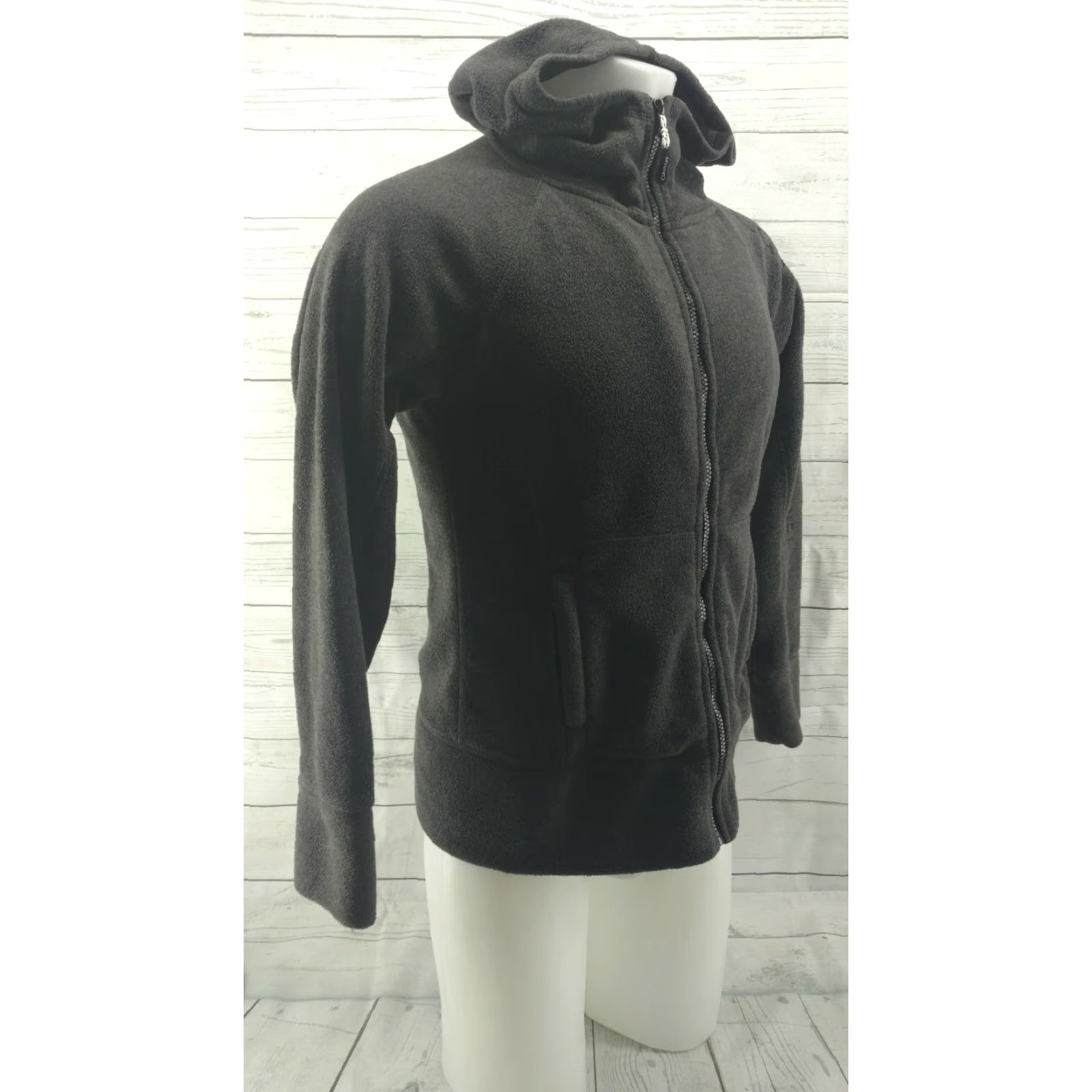 Calvin Klein Calvin Klein Performance Hoodie Dark Gray Medium Full Zip Women XS? No, Size M. Size M / US 6-8 / IT 42-44 - 4 Thumbnail