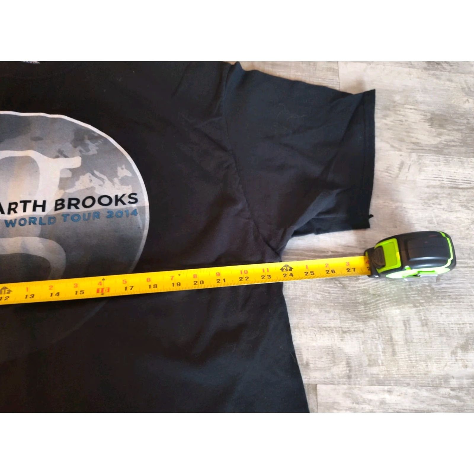 Hanes Garth Brooks World Tour 2014 Band T-Shirt XXL Black Mens Double-Sided Crew Neck Size US XXL / EU 58 / 5 - 4 Thumbnail