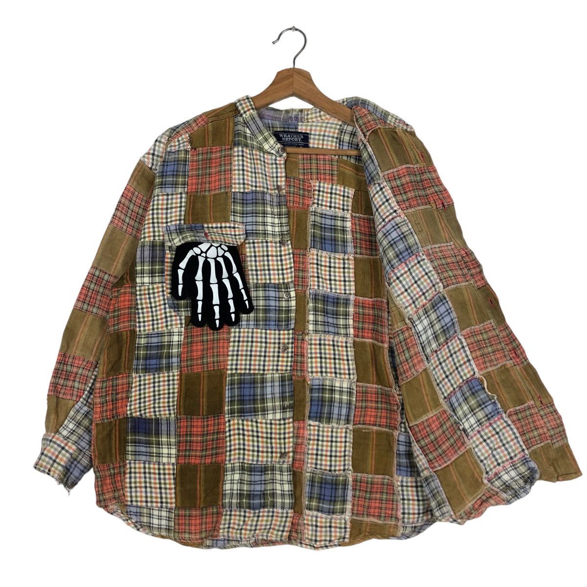 Flannel 🔥90’s Vintage Flannel Jacket Weather Report Tartan Design Size US M / EU 48-50 / 2 - 9 Thumbnail