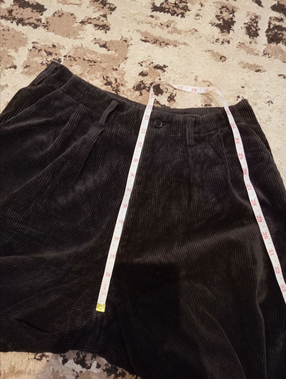 Yohji Yamamoto VINTAGE Y's FOR MEN CORDUROY BAGGY PANTS Size US 30 / EU 46 - 12 Thumbnail
