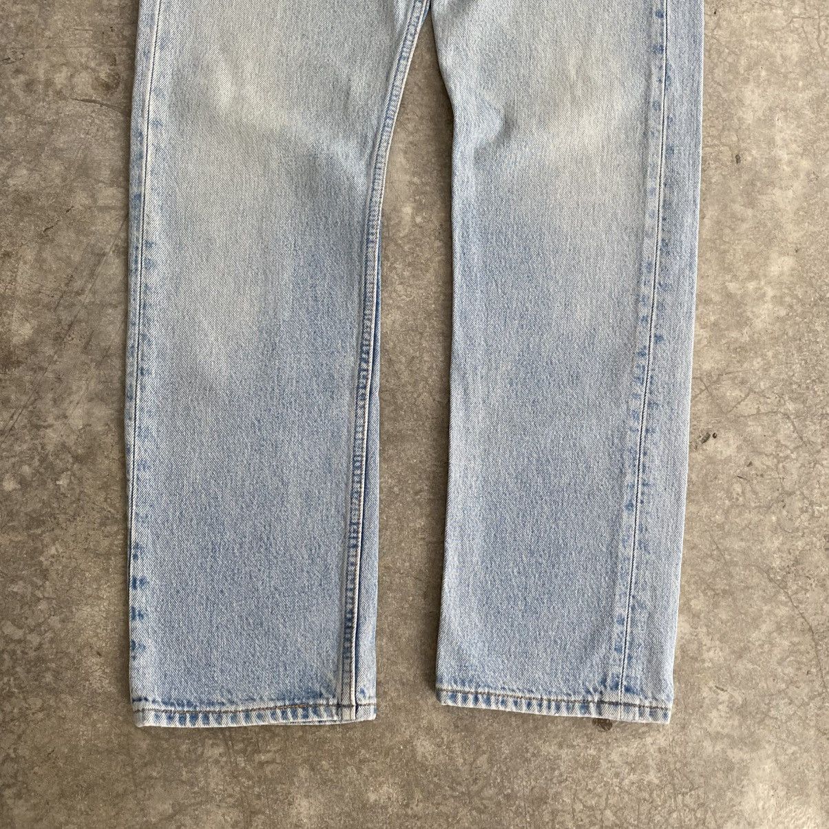 Levi's Size 30x29.5 Vintage 1996 Levis 501 Light Blue Denim Jeans Size US 30 / EU 46 - 6 Thumbnail