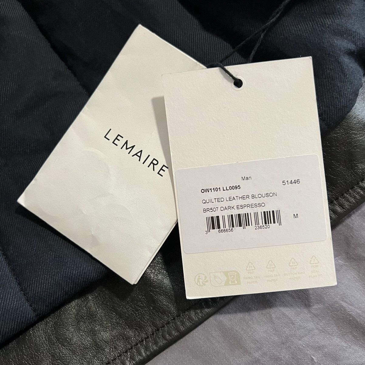 Lemaire Lemaire FW24 Quilted Leather Shearling Blouson Size US M / EU 48-50 / 2 - 6 Thumbnail