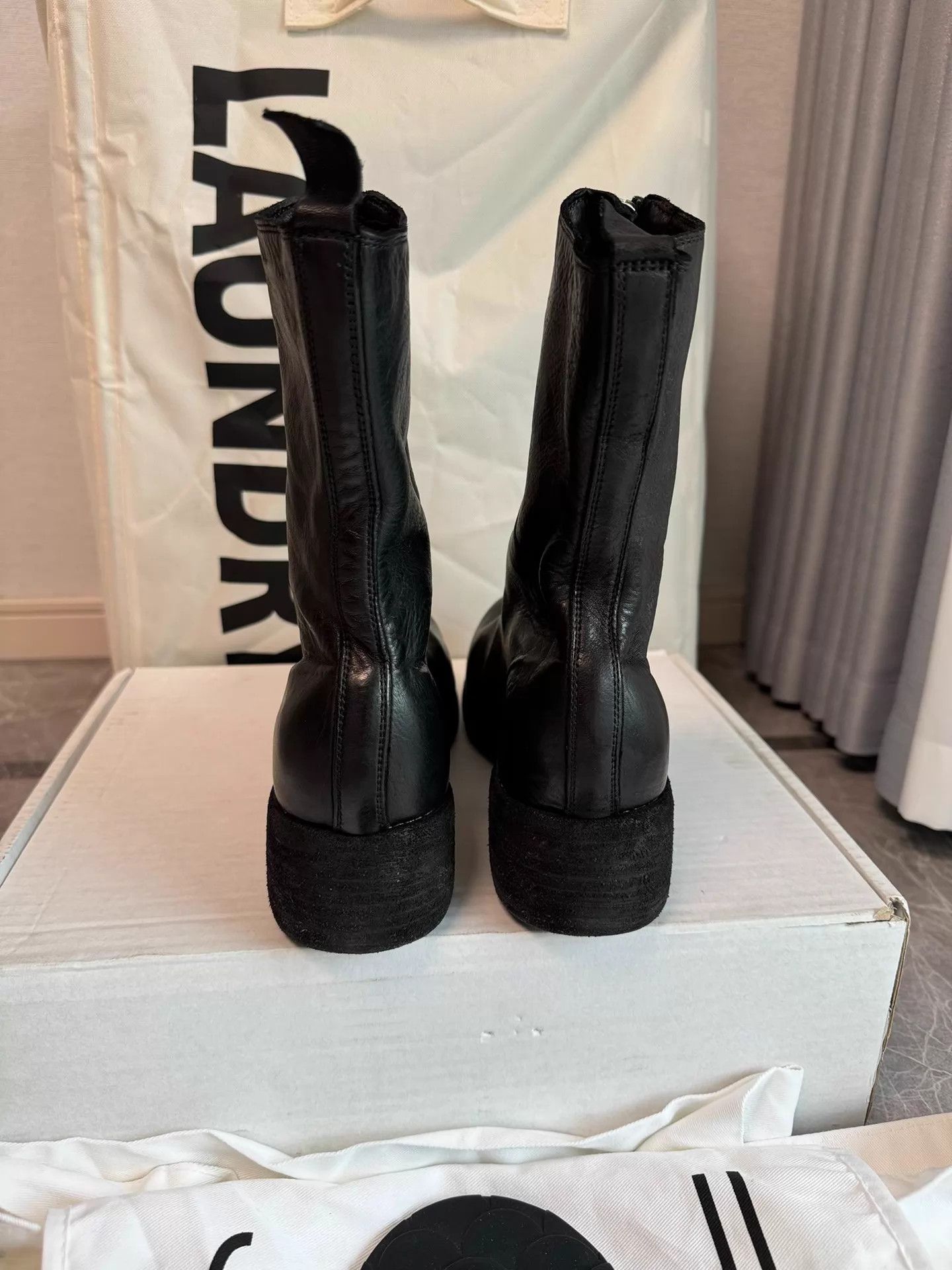Guidi Guidi PL2 Black 37 Horse Leather Size US 6.5 / IT 36.5 - 4 Thumbnail