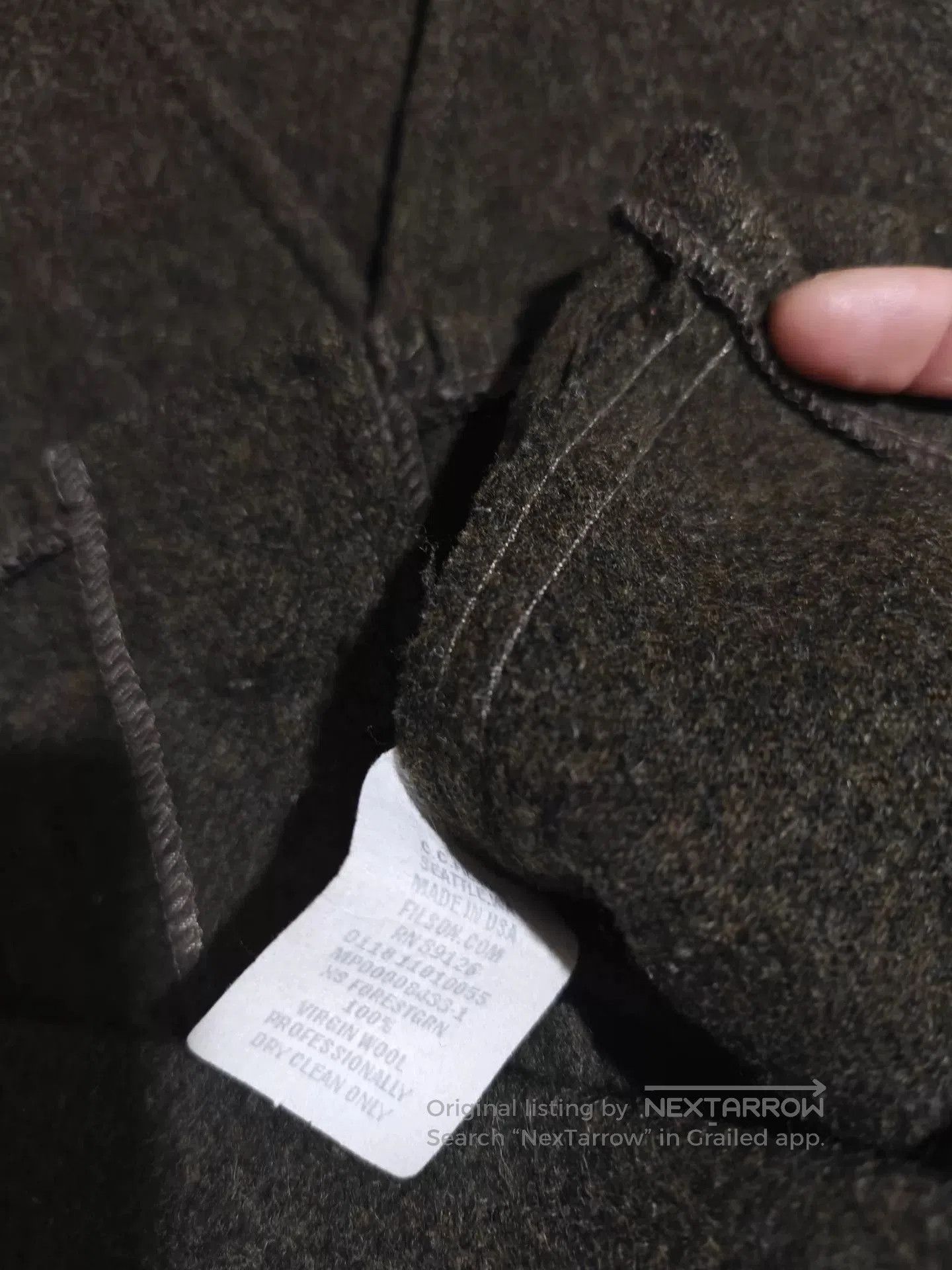 Filson Filson 24oz Mackinaw Wool Work Vest Men's. Size US XS / EU 42 / 0 - 4 Thumbnail