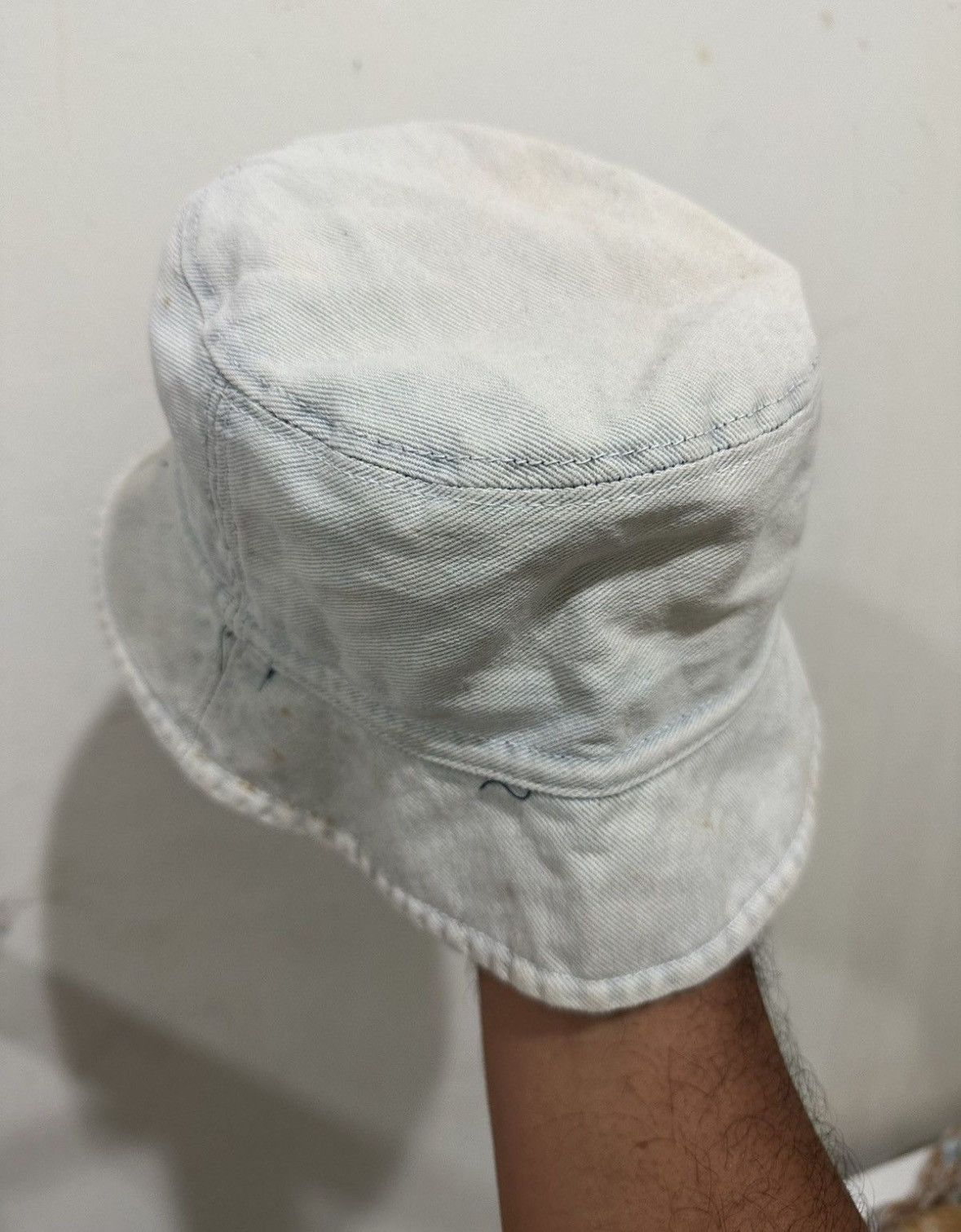 Japanese Brand VTG Distress NUMBER NINE Jeans Bucket Hat Size ONE SIZE - 4 Thumbnail