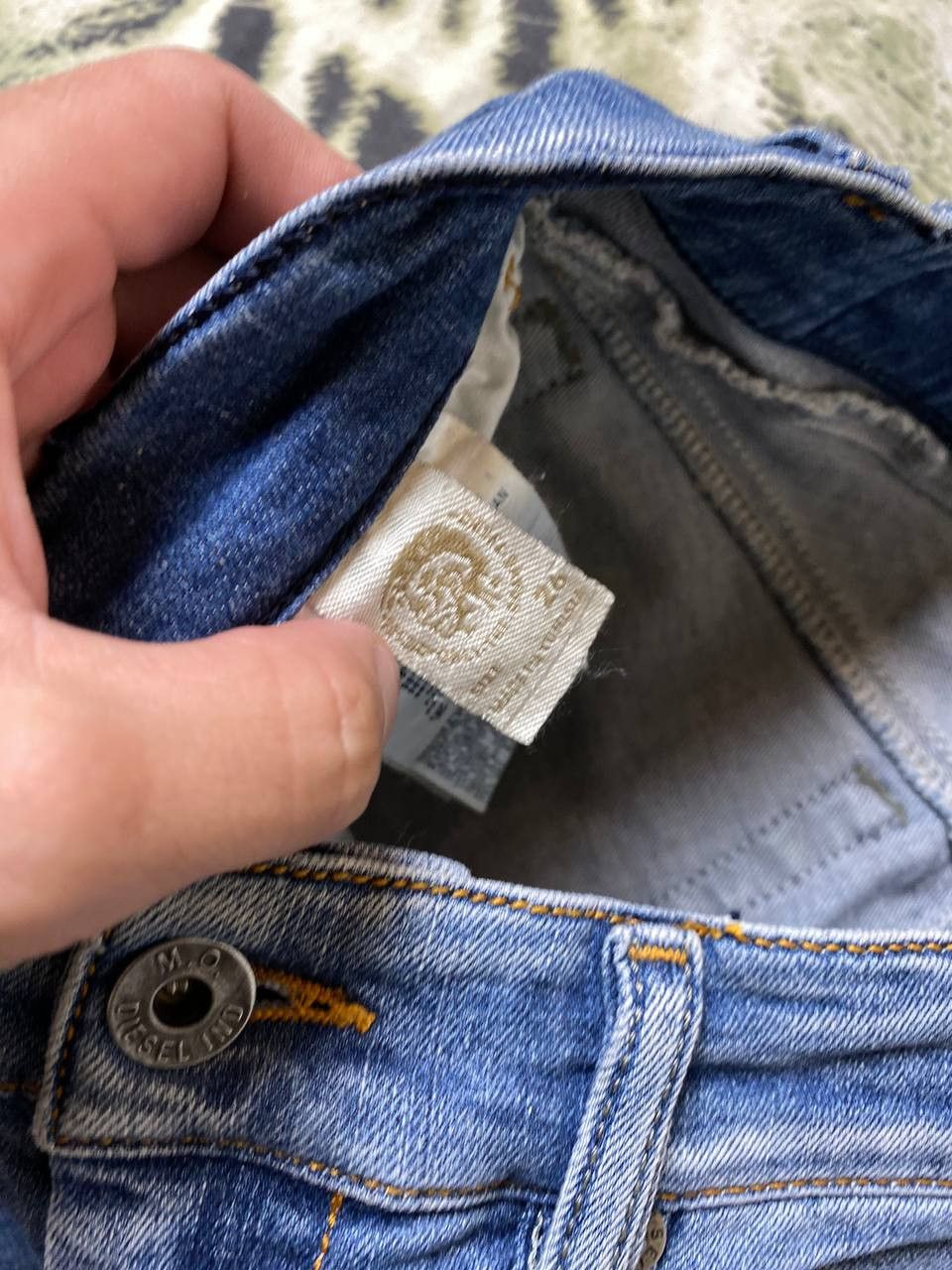 Diesel × Vintage Vintage Diesel Denim Jeans Skinny Fit Logo Size 26" / US 2 / IT 38 - 5 Thumbnail