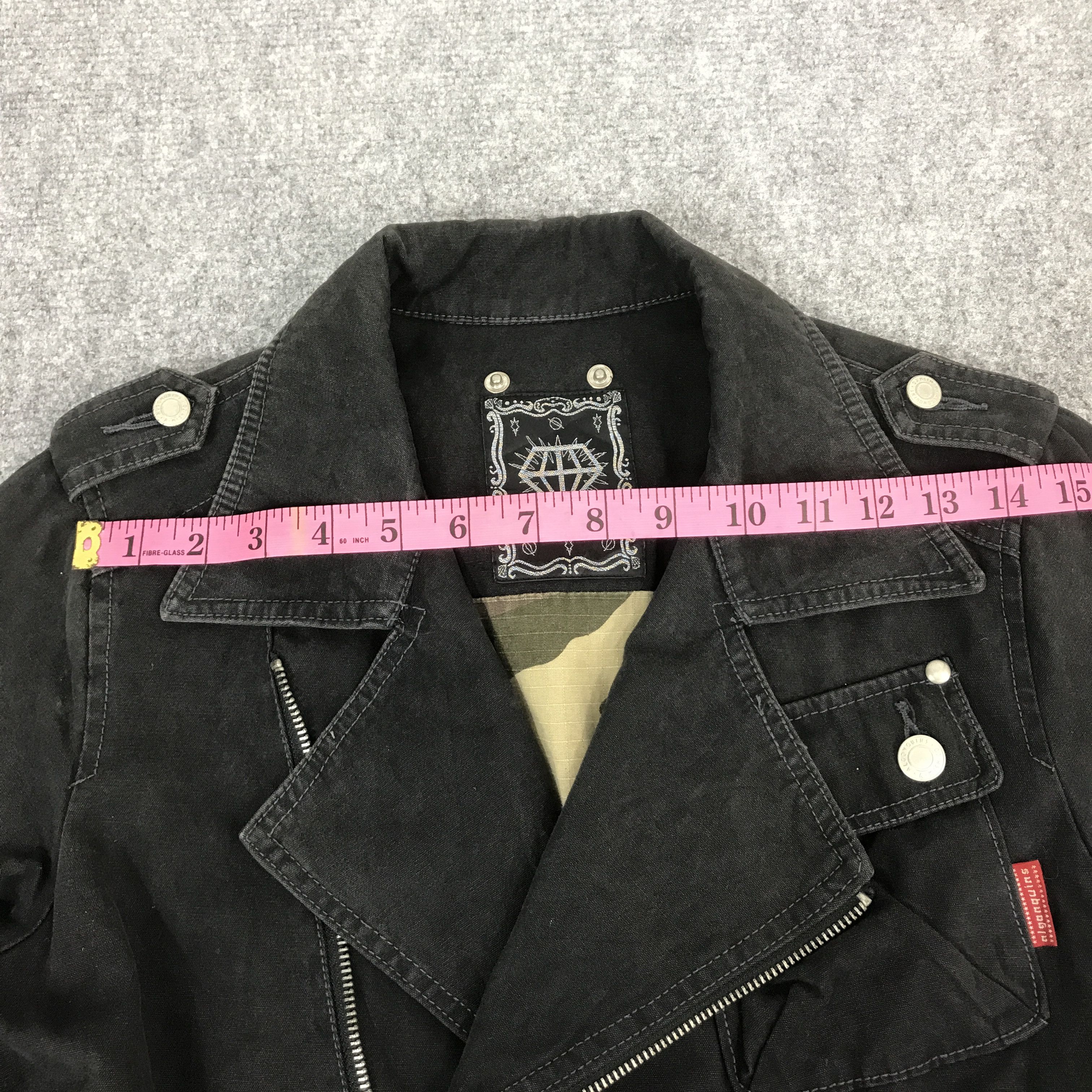 Designer × Japanese Brand Black punk Jacket algon quins Design jacket Size US S / EU 44-46 / 1 - 5 Thumbnail
