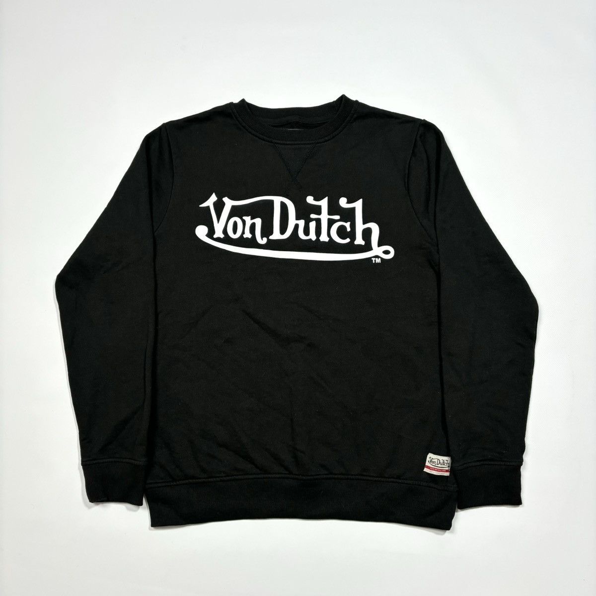 Von Dutch Vin Dutch vintage sweatshirt big logo black rare medium Size US M / EU 48-50 / 2 - 1 Thumbnail