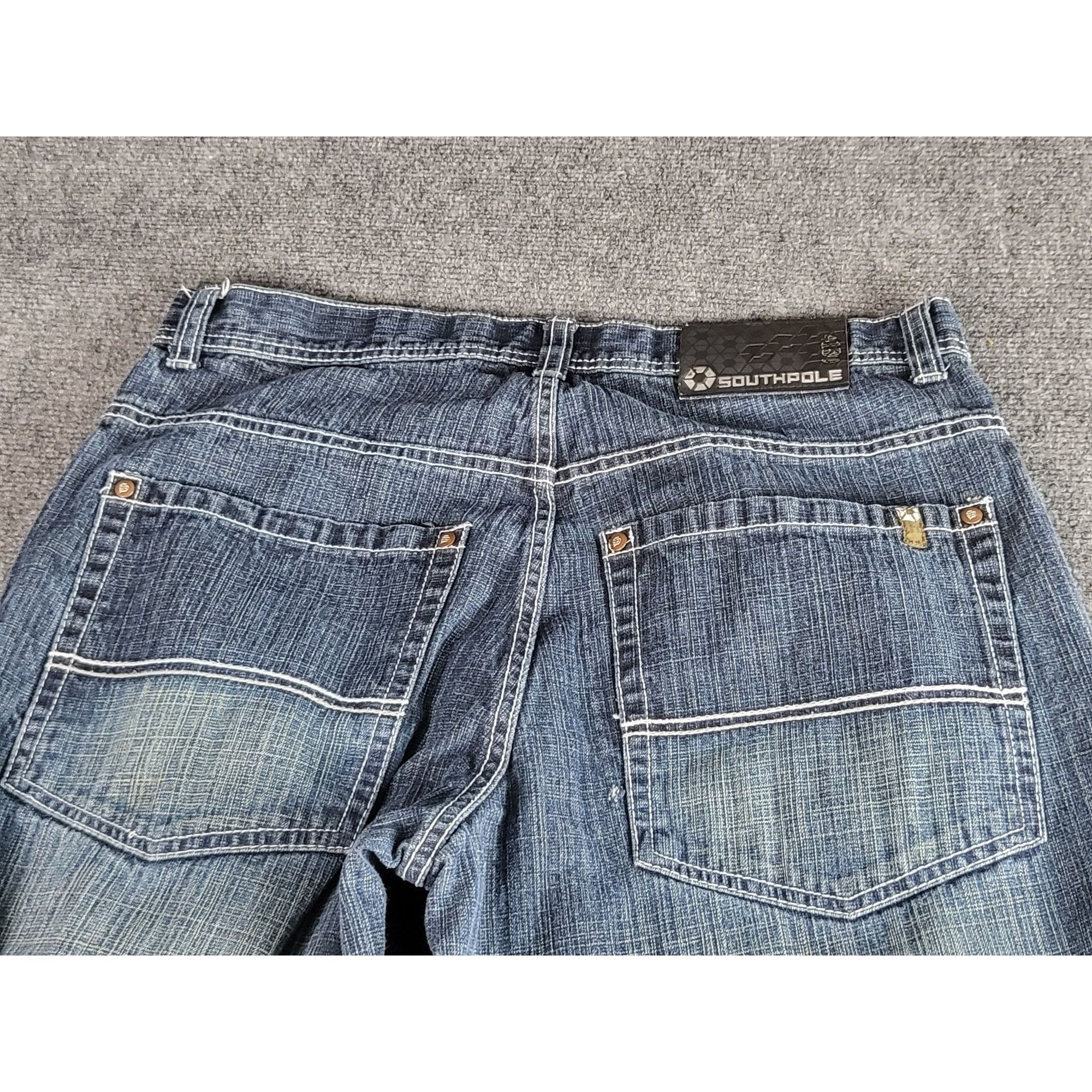 Southpole Vintage Southpole Y2K Baggy Jeans Men Sz 34 Blue Skater Casu Size US 34 / EU 50 - 11 Thumbnail