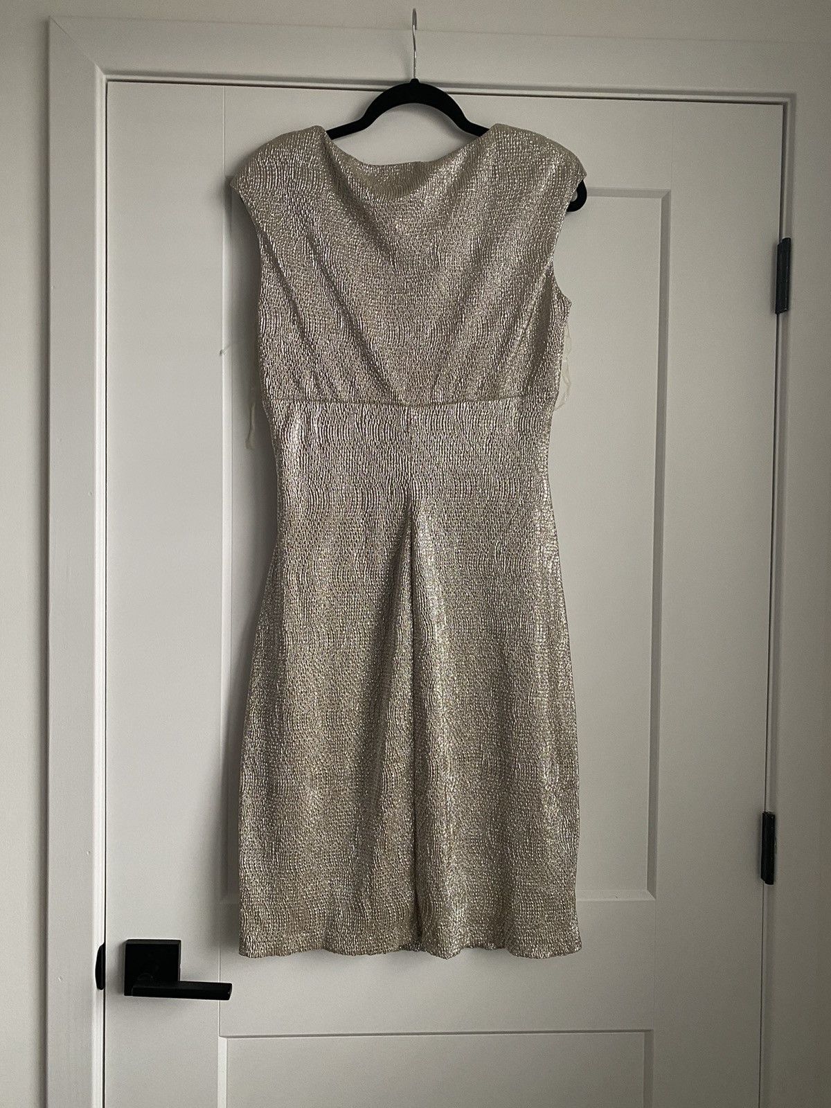 Chaps NWT womens sparkly gold bodycon size8 dressşes Size M / US 6-8 / IT 42-44 - 7 Thumbnail