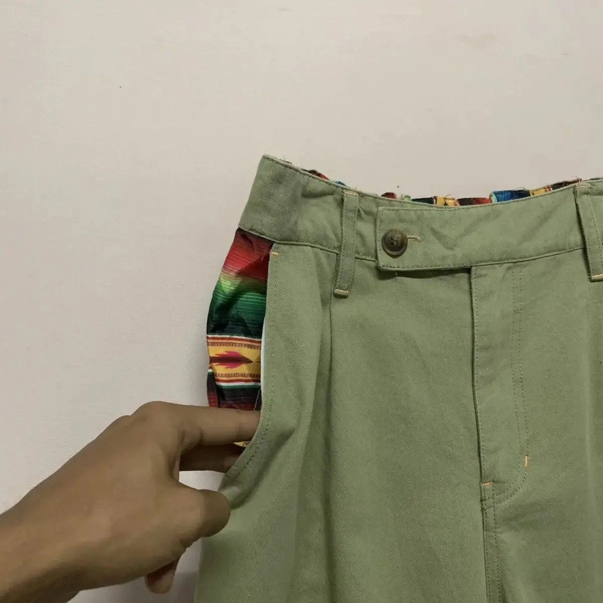 Japanese Brand VintageTiticaca Navajo Style Native Design Drawstring Pants Size US 32 / EU 48 - 4 Thumbnail