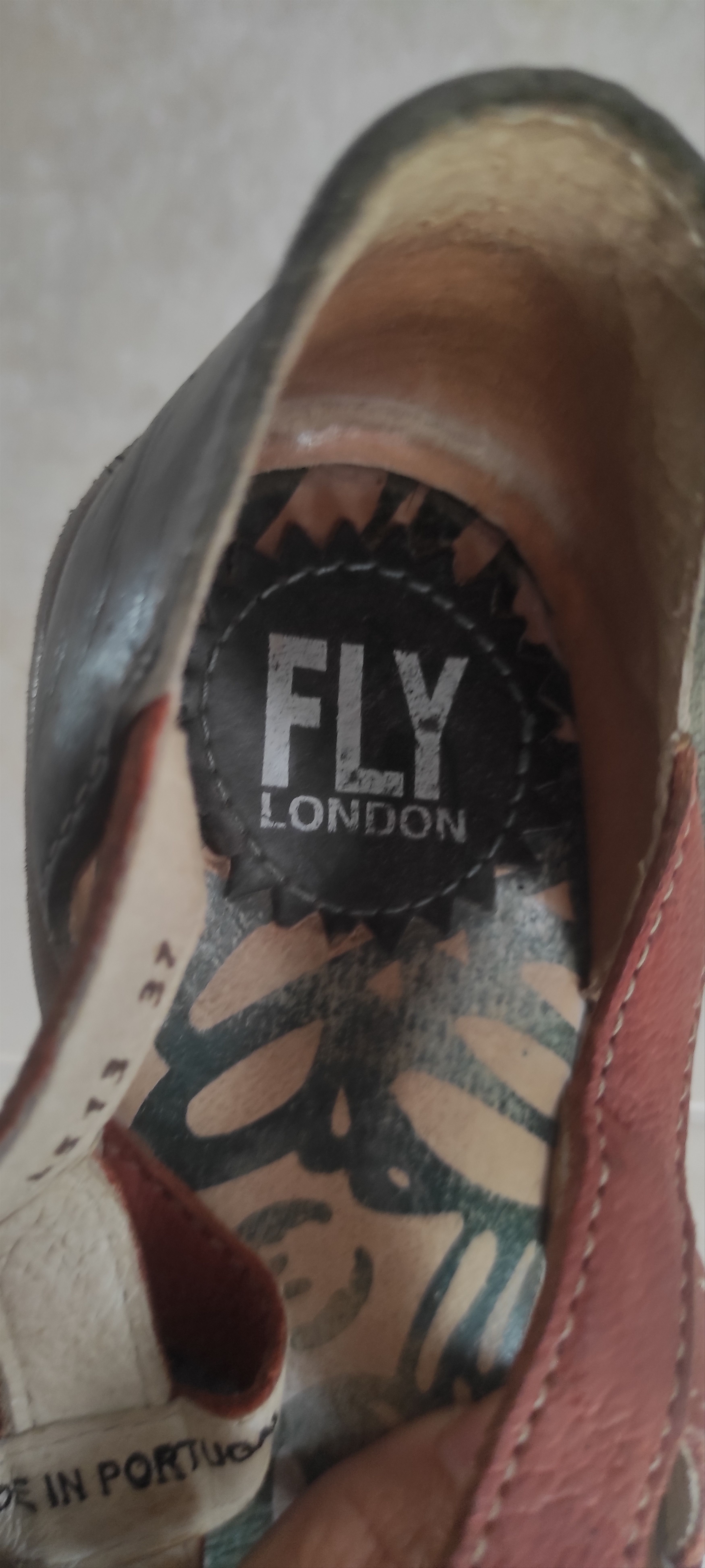 Fly London Fly London Yett Platform Heels Leather Chunky Wedge Shoes Size US 6.5 / IT 36.5 - 16 Thumbnail