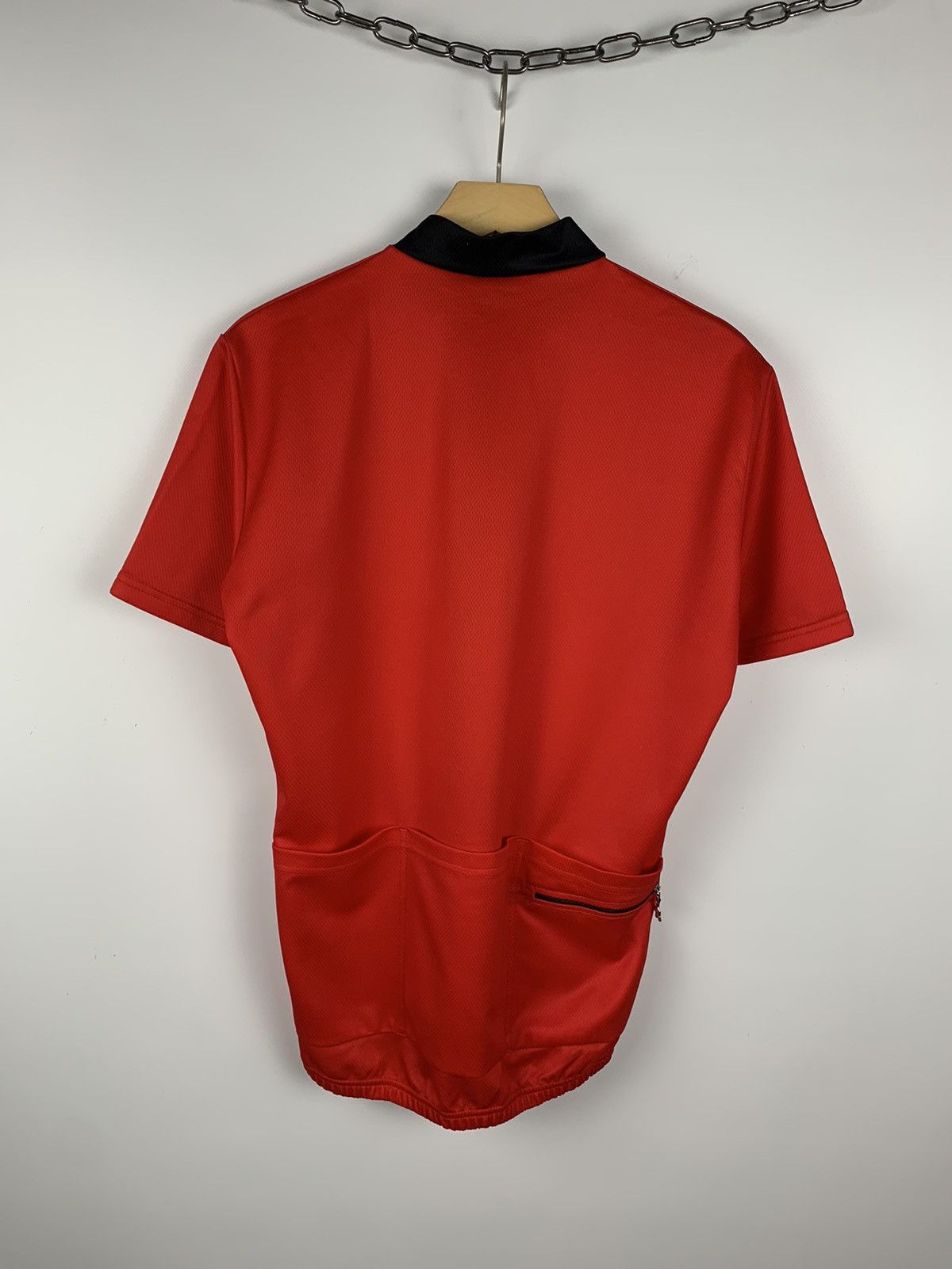 Handmade Vintage Assoss Velo Cycling Jersey Short Sleeve Size L Red Size US L / EU 52-54 / 3 - 9 Thumbnail