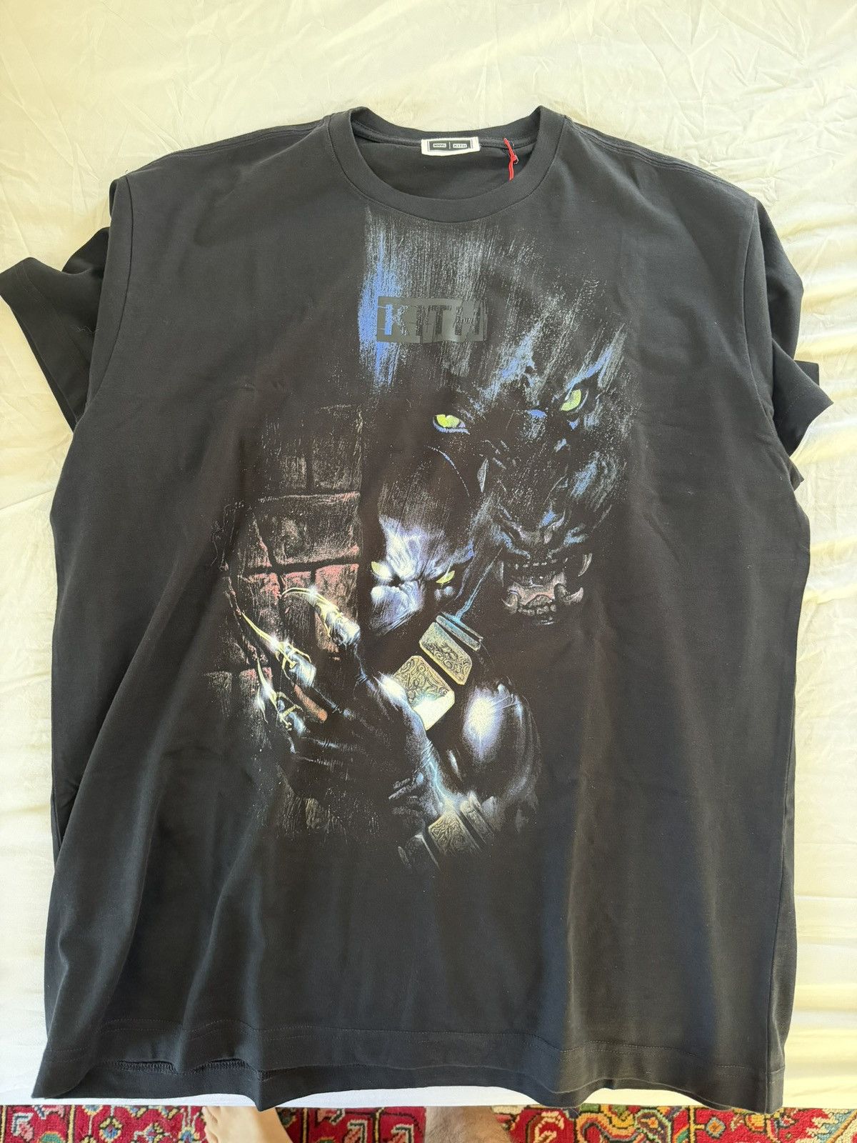 Kith × Marvel Comics Marvel Kith Black Panther Vintage tee Size US L / EU 52-54 / 3 - 1 Thumbnail