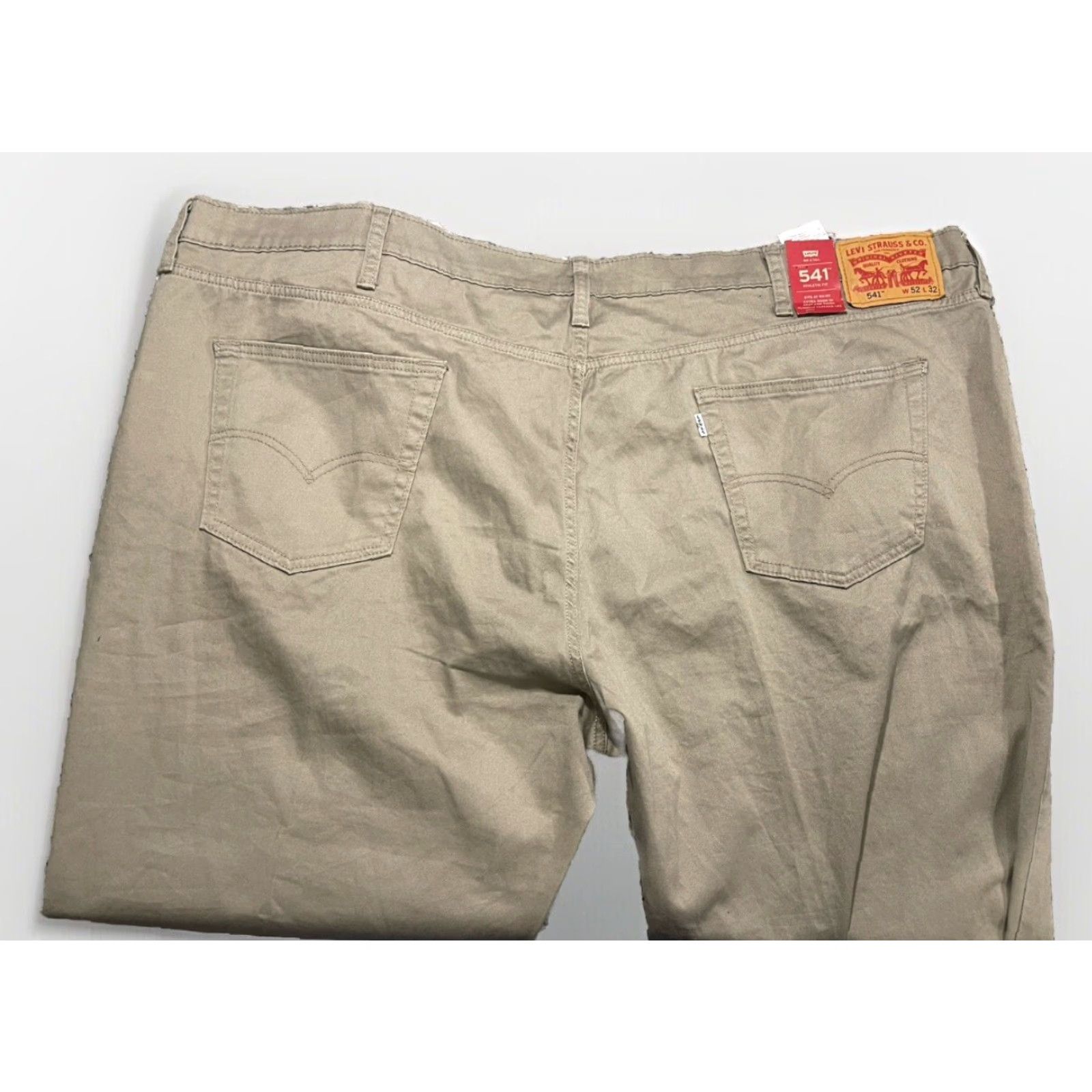 Levi's VINTAGE Levi's 541 Jeans Tapered Leg Big & Tall Mens Size 52 x 31 Athletic Stretch Khaki Size US 36 / EU 52 - 5 Thumbnail
