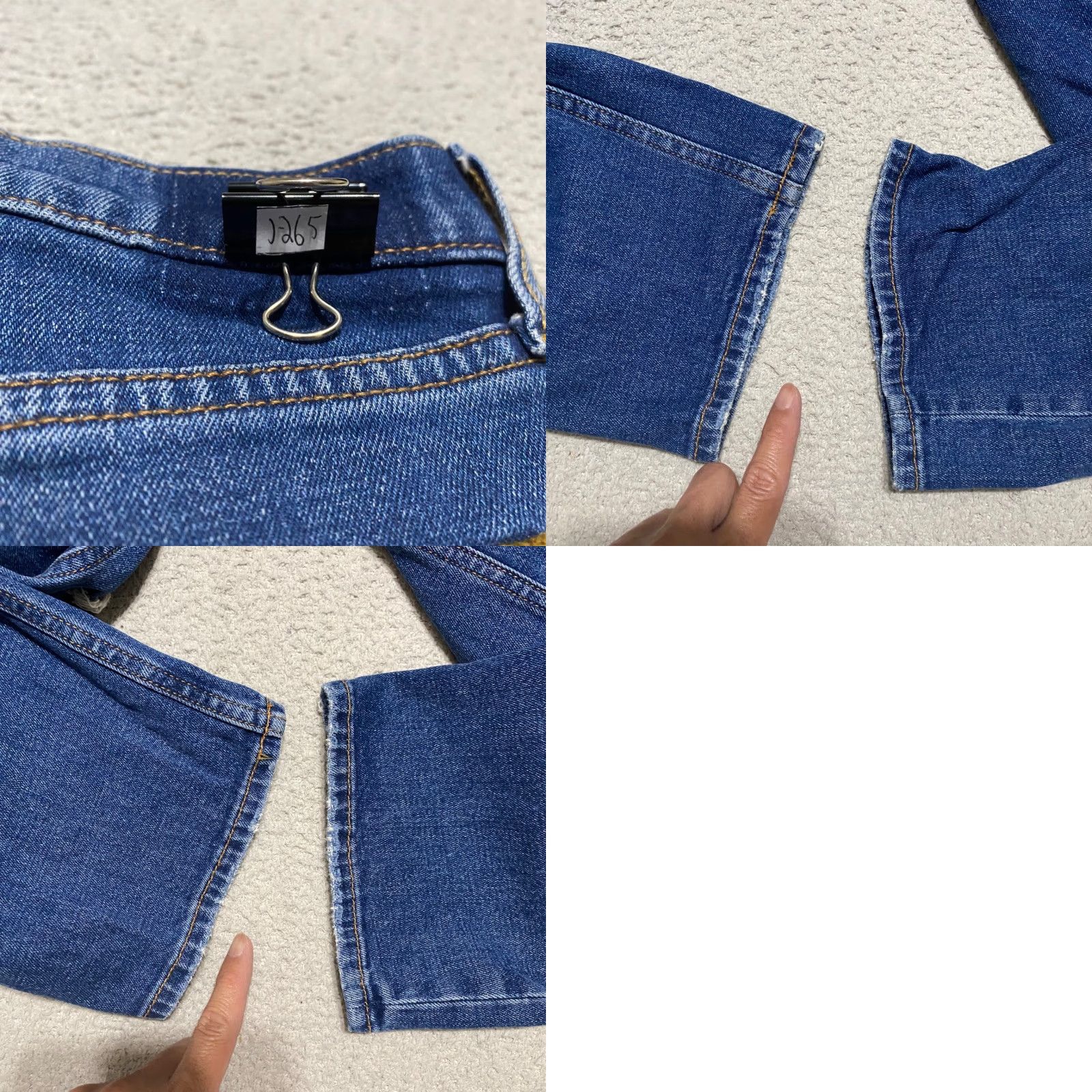 Abercrombie & Fitch Abercrombie & Fitch Jeans Womens 8 Blue Denim Straight High Rise Distressed Size 30" / US 8 / IT 44 - 9 Thumbnail
