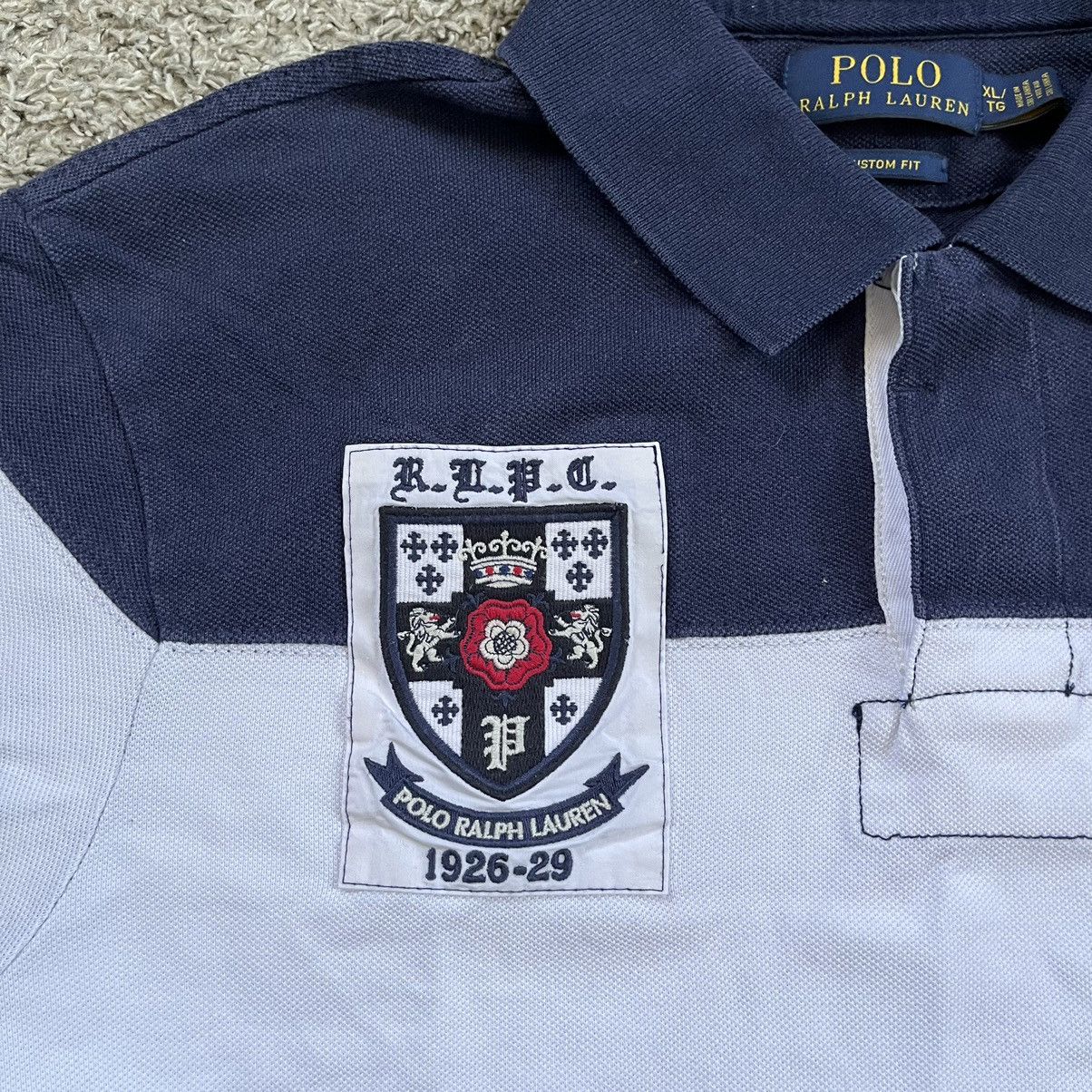 Polo Ralph Lauren × Wu-Tang Clan 🔴Polo Ralph Lauren Shirt Size XL Navy White Big Pony Wu-Tang Size US XL / EU 56 / 4 - 10 Thumbnail
