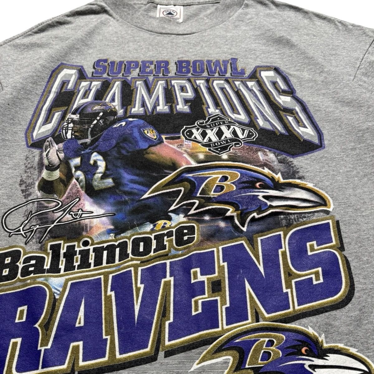 Other Vintage 2001 Baltimore Ravens Ray Lewis 52 Long Sleeve Shirt Size US L / EU 52-54 / 3 - 2 Thumbnail