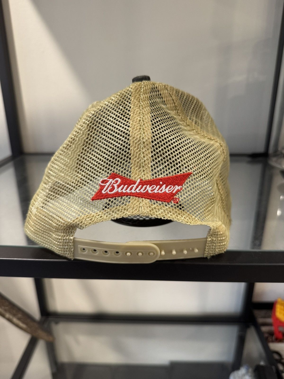 New York Yankees New York Yankees NY Budwiser Camo Woodland Mesh Trucker Beer Size ONE SIZE - 3 Thumbnail