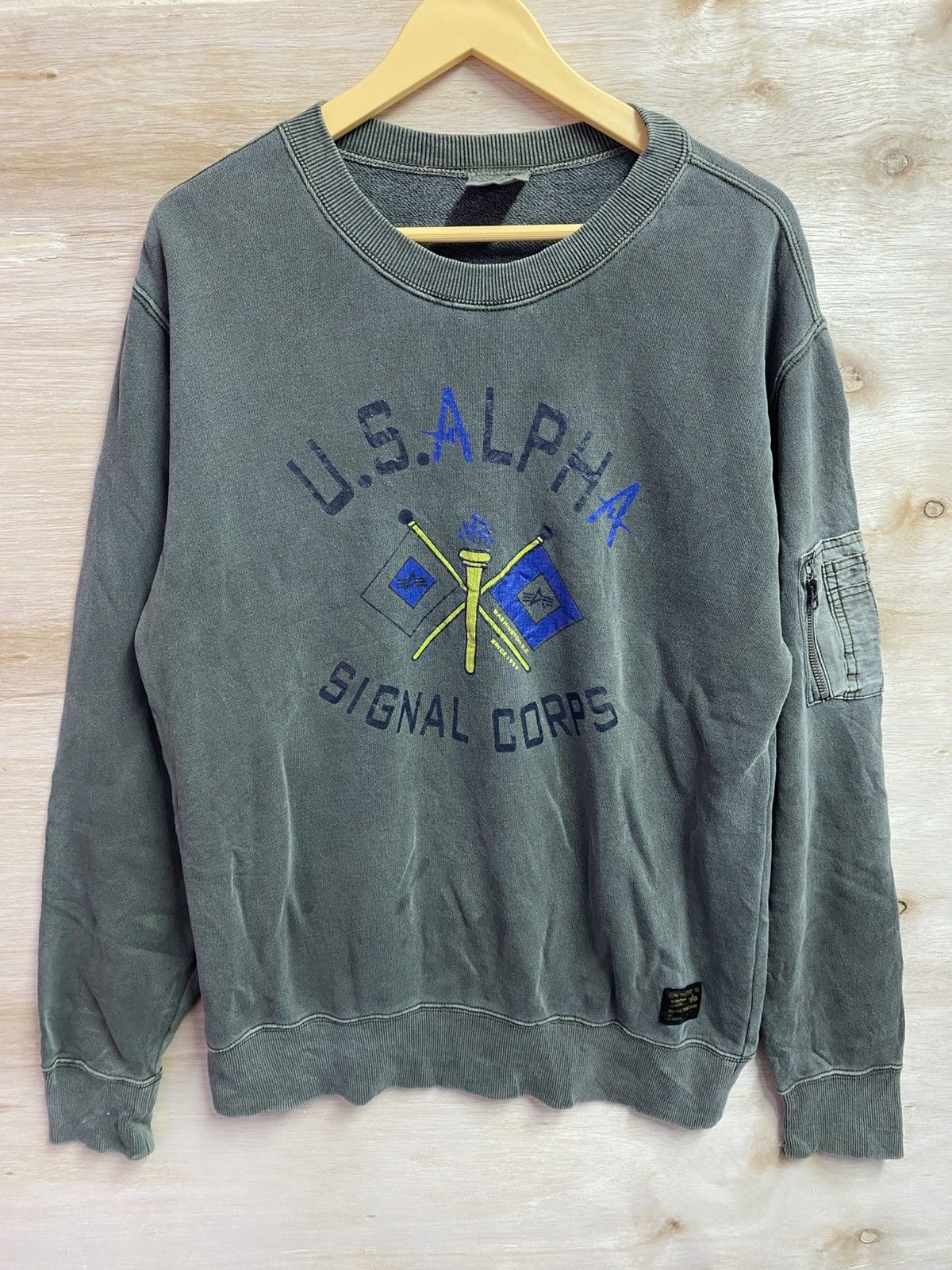 Alpha Industries Alpha Industries military-style sweatshirt Size US XL / EU 56 / 4 - 1 Thumbnail