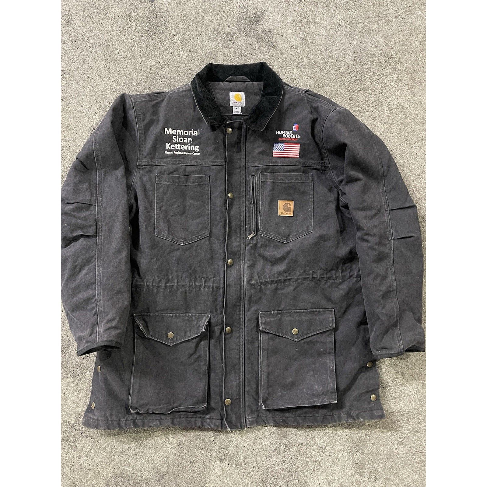 Carhartt VTG Y2K Carhartt 101683 Black Chore Quilt Lined Jacket USA F Size US XL / EU 56 / 4 - 2 Thumbnail