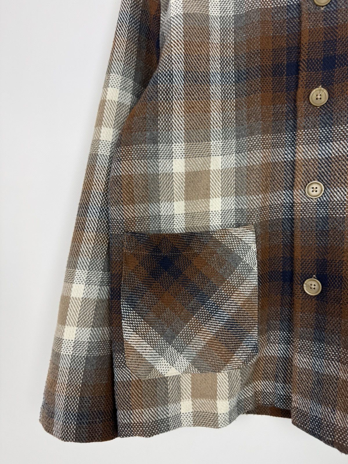 Folk Folk Check Chore Overshirt Jacket Size US M / EU 48-50 / 2 - 8 Thumbnail